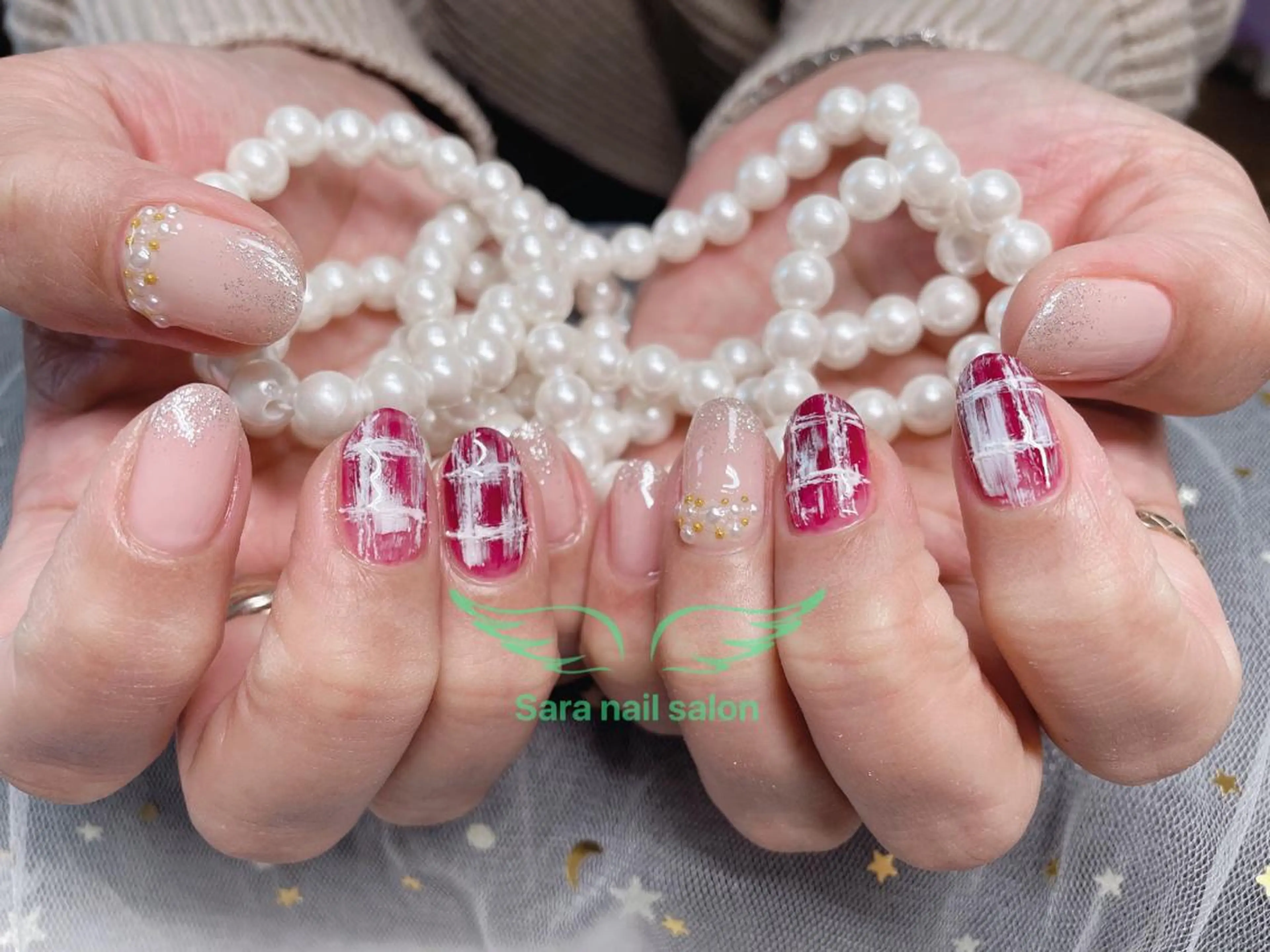 ネイル ハンドネイル ハンドケア 小岩 Saraのネイルデザイン