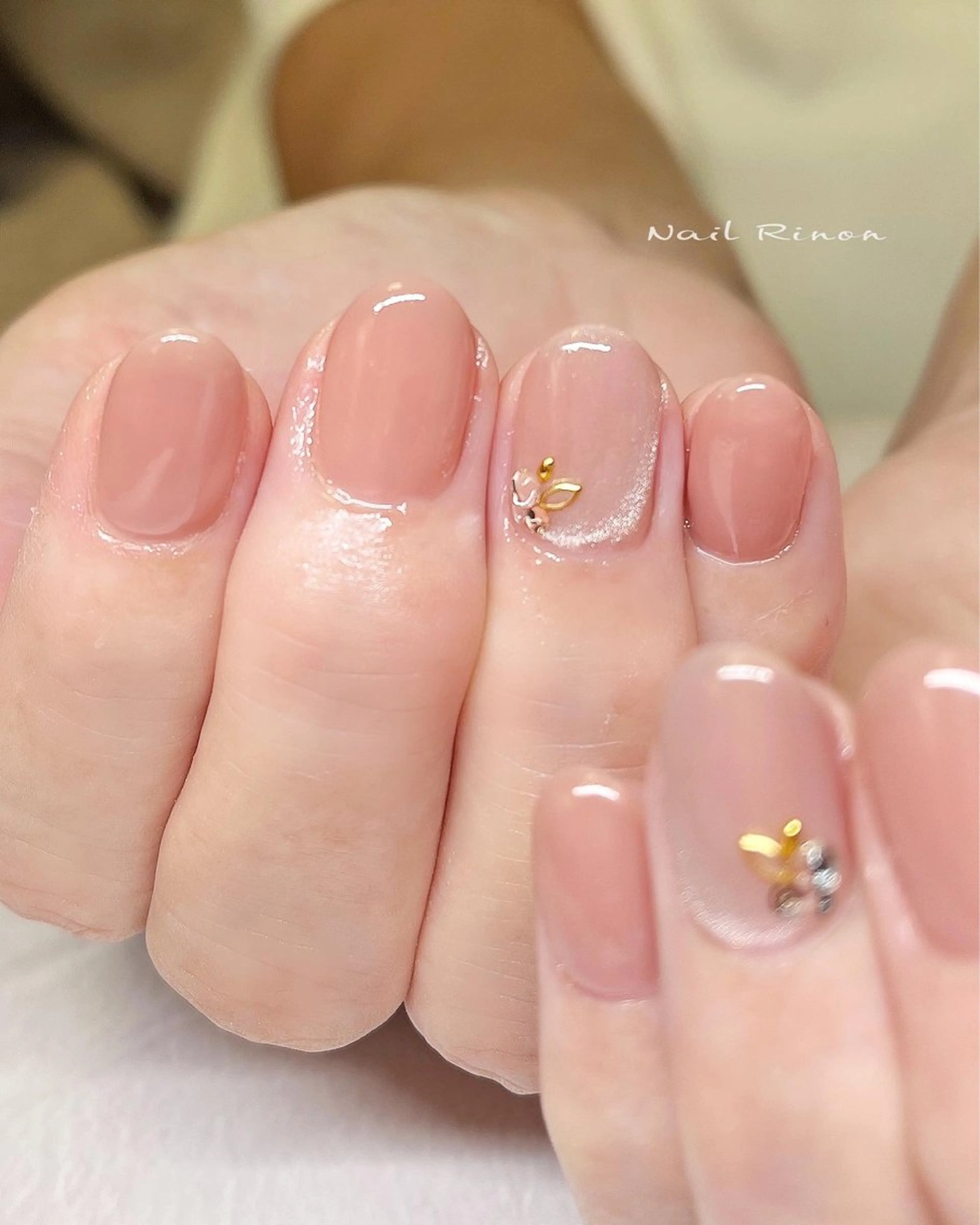 ネイル シンプルネイル ハンドネイル Nail Rinonのネイルデザイン