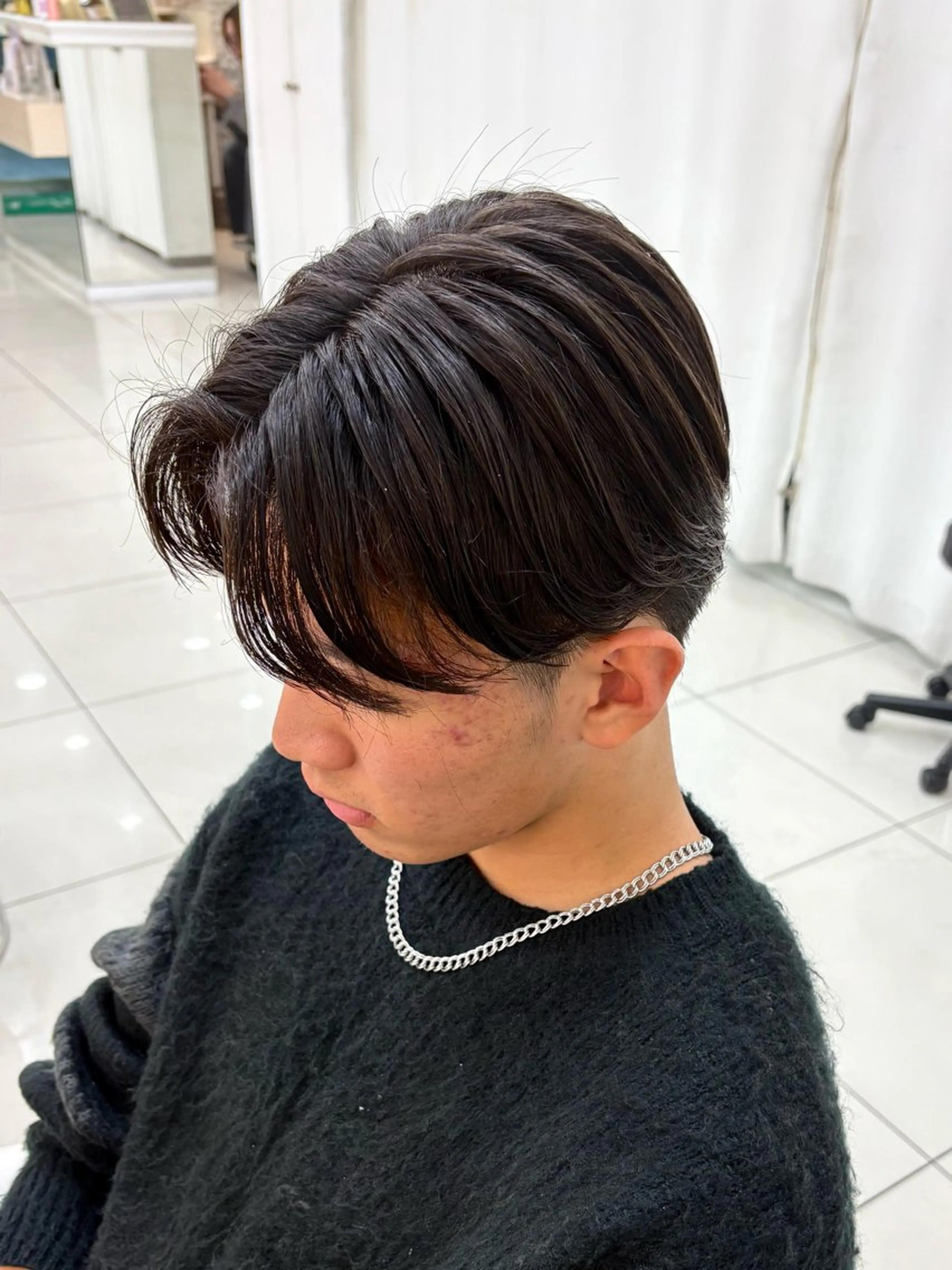 パーマ メンズ カット パーマ Ash 小岩店 ハセベのヘアスタイル