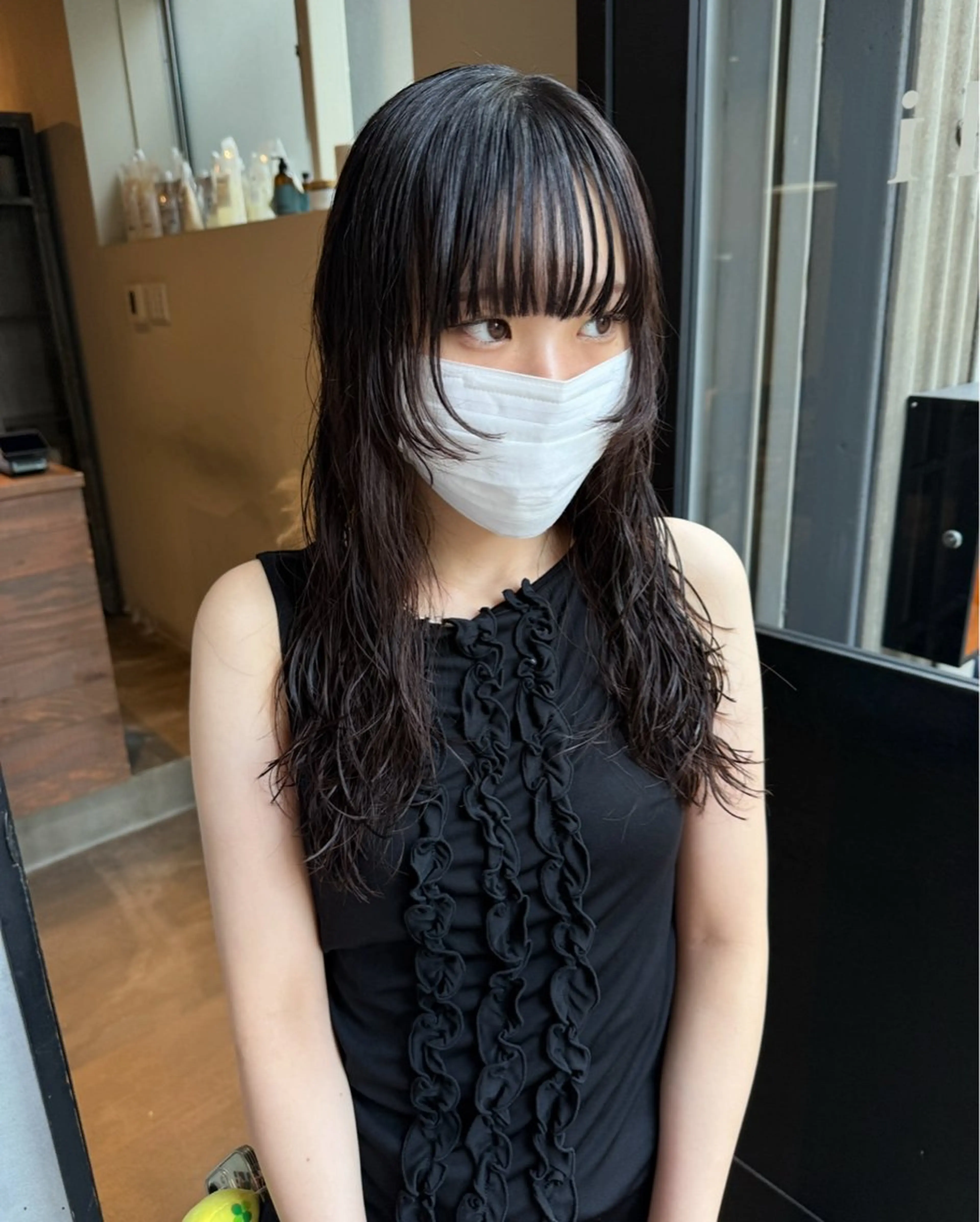 ロング パーマ カット パーマ fubuki🪷 似合わせカットカラーのヘアスタイル