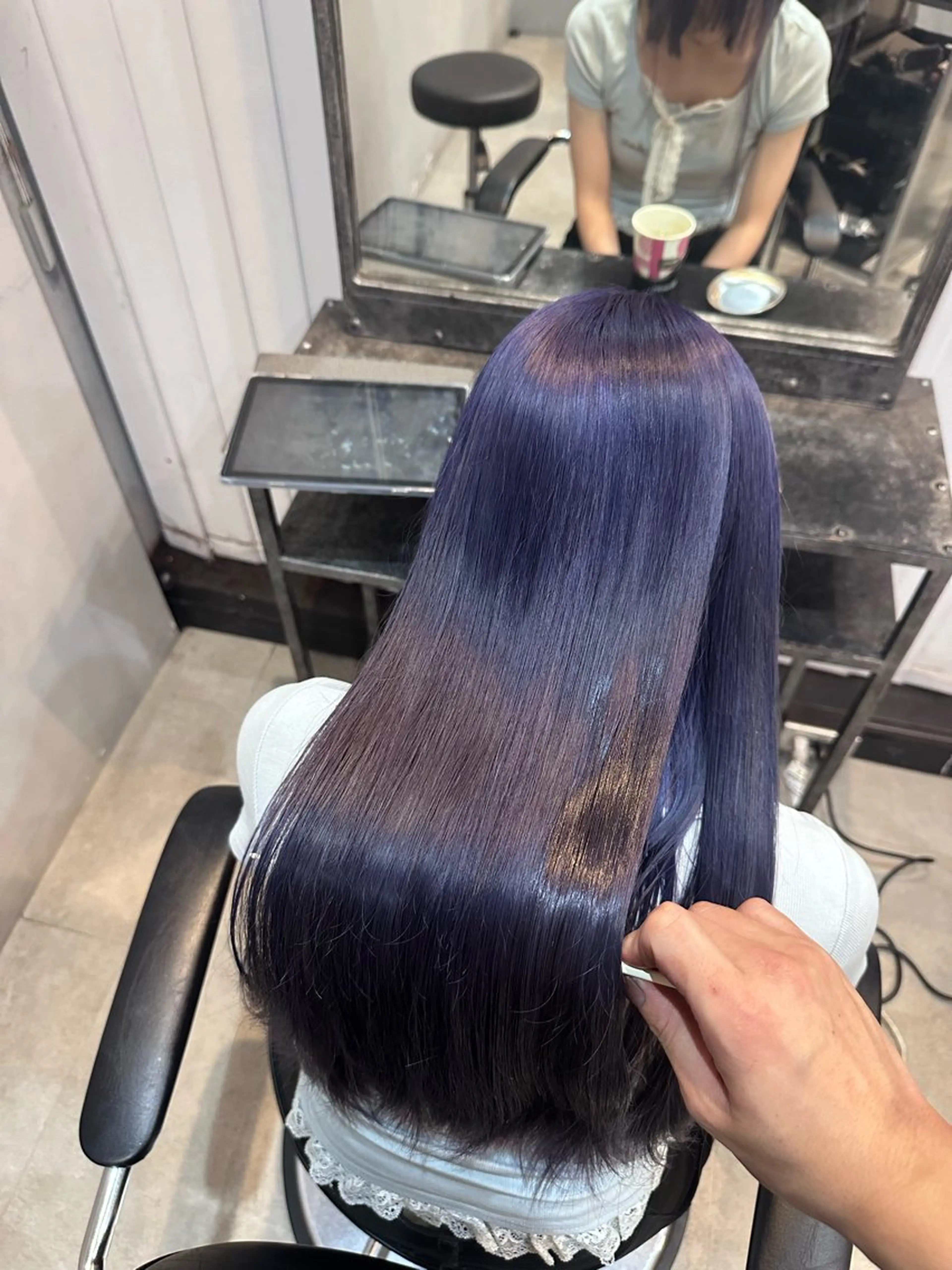 ロング カラー ブリーチ ラベンダーカラー ヘアカラー 髪質改善・艶カラー HIROTOのヘアスタイル