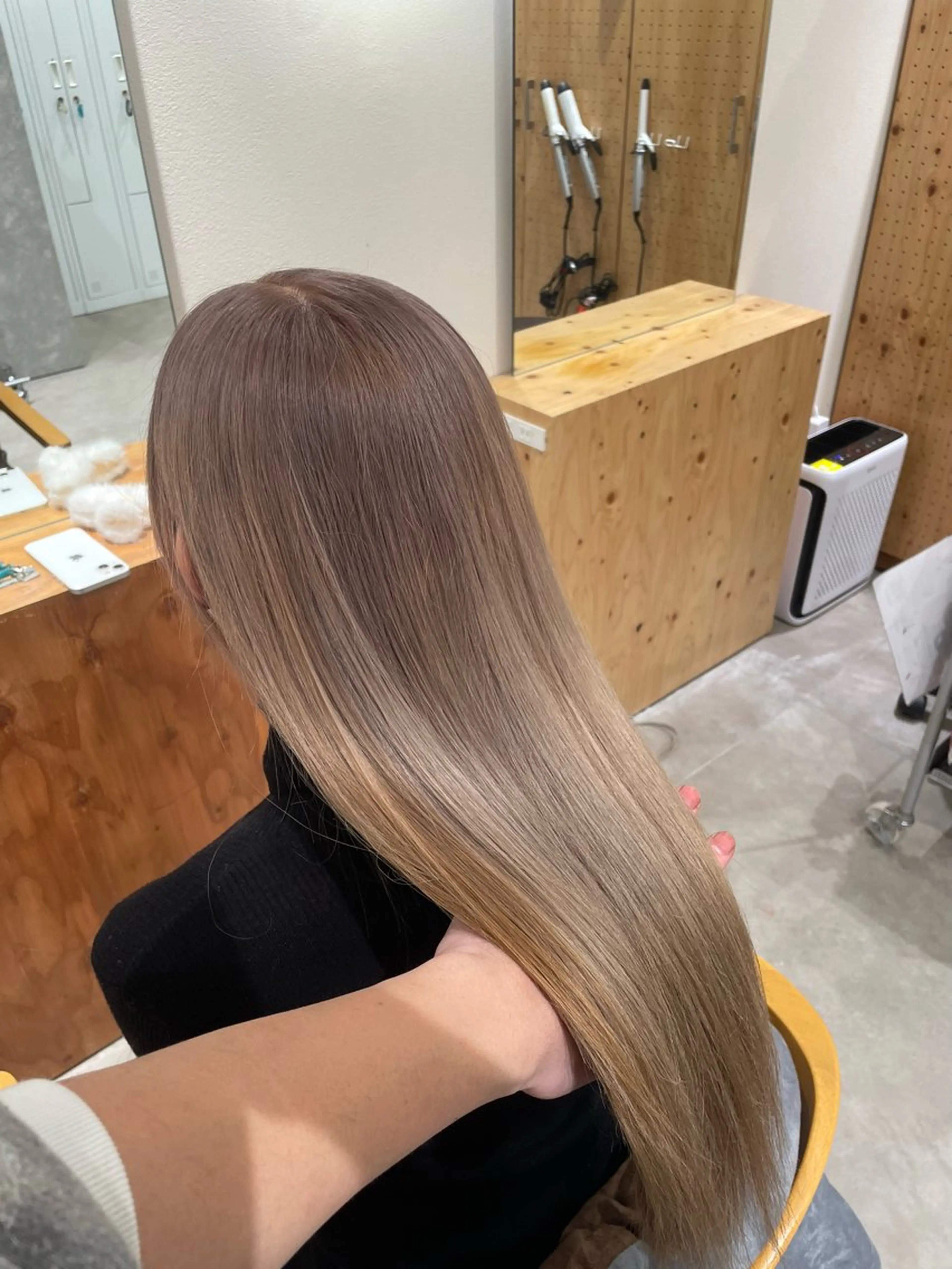 ロング カラー カット トリートメント 美髪と似合わせのサロンenn(エン)所属・ENN藤本 大輝艶感カラーのヘアスタイル