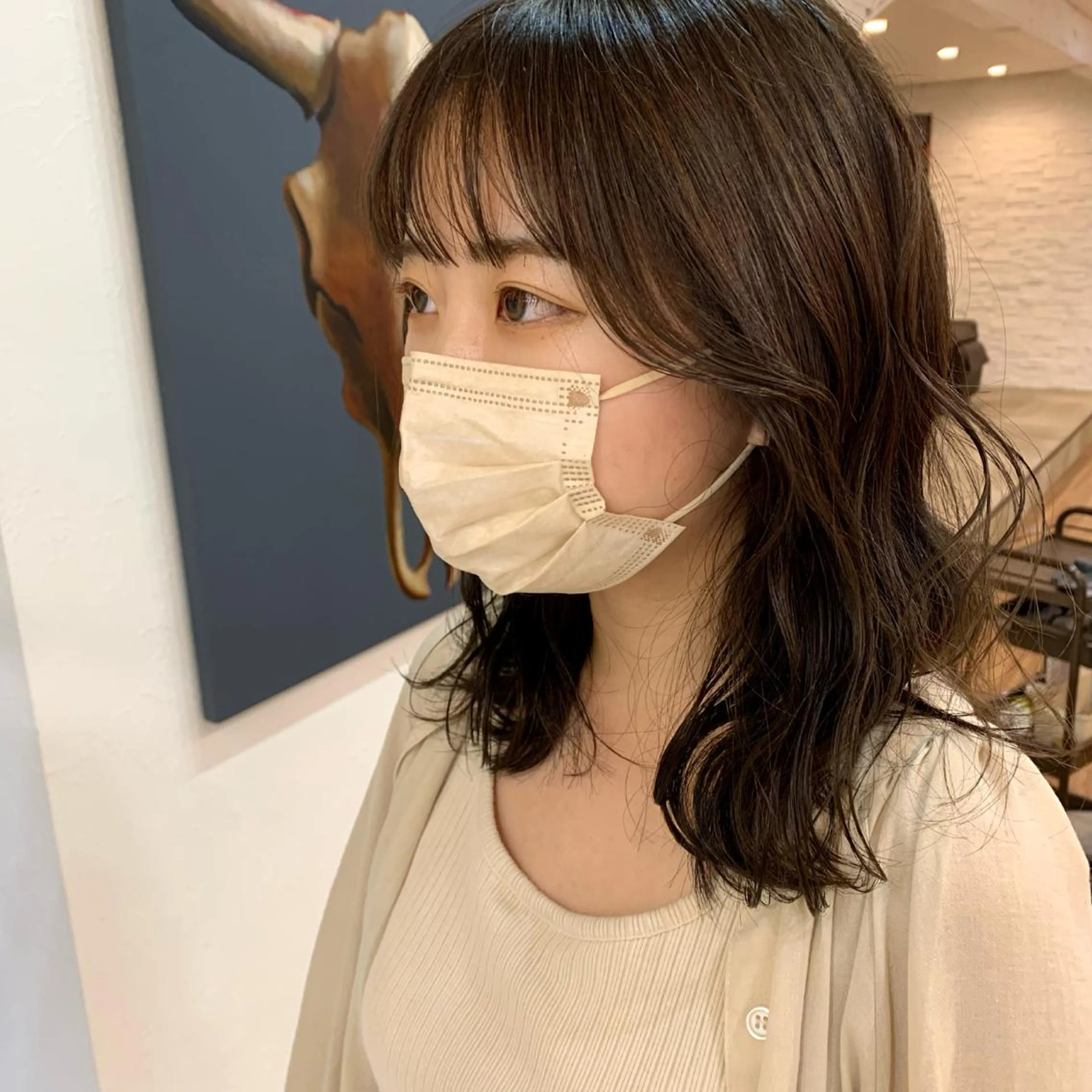 セミロング カラー 【韓国風くびれヘア】 joule小木曽輝のヘアスタイル