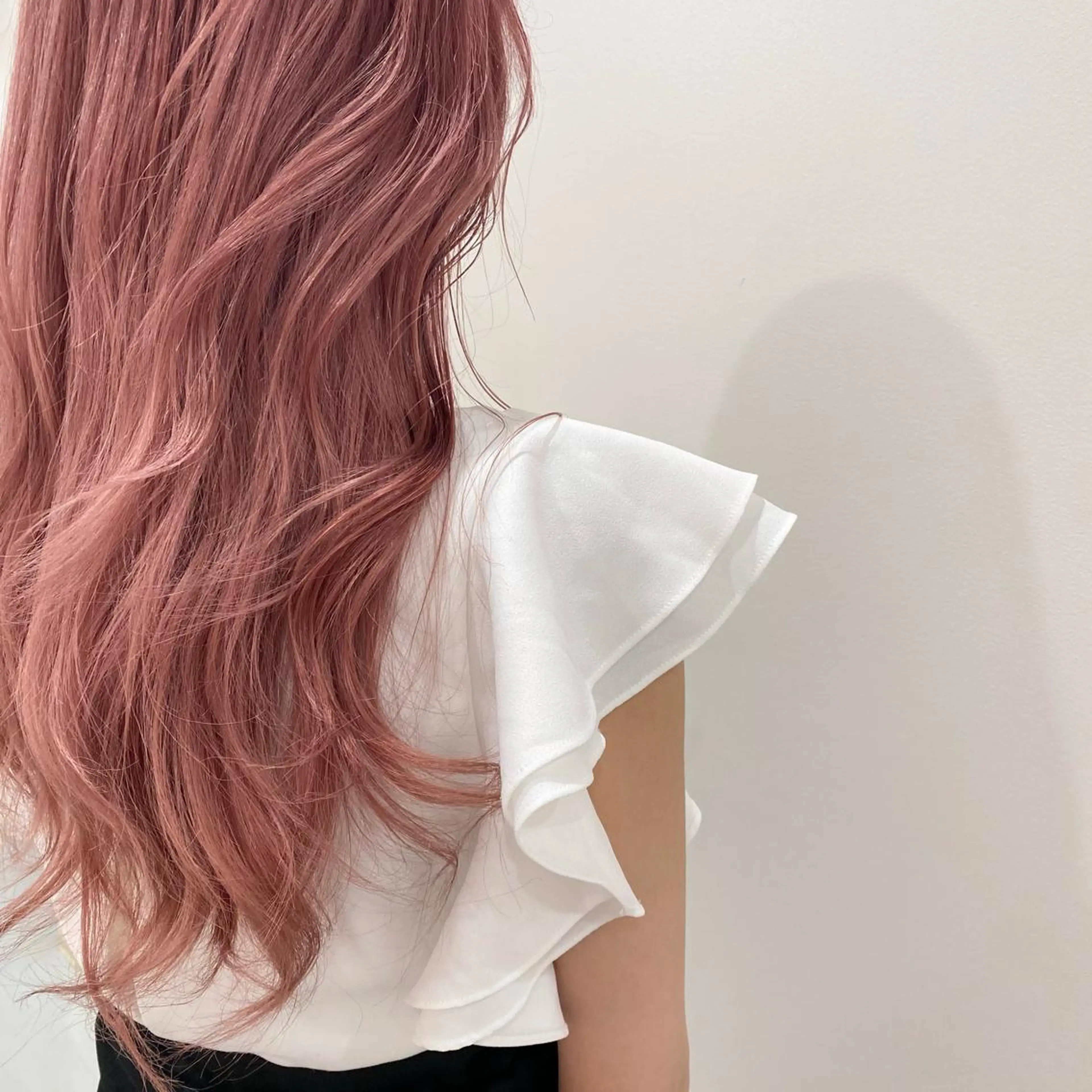 ロング カラー マンツーマン女性 美容師 奏のヘアスタイル