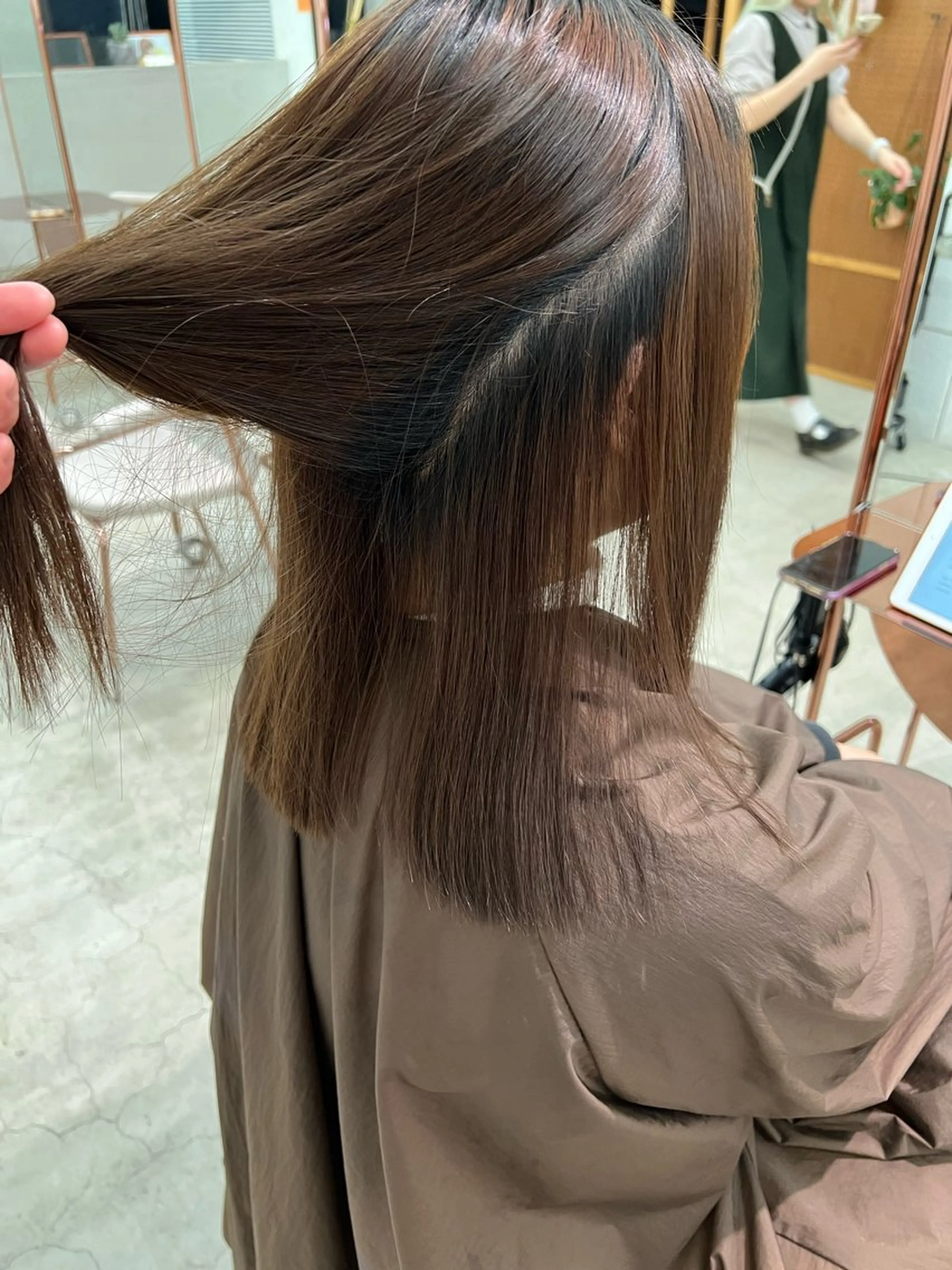 ミディアム ケアブリーチ/ ハイトーン/牧野のヘアスタイル