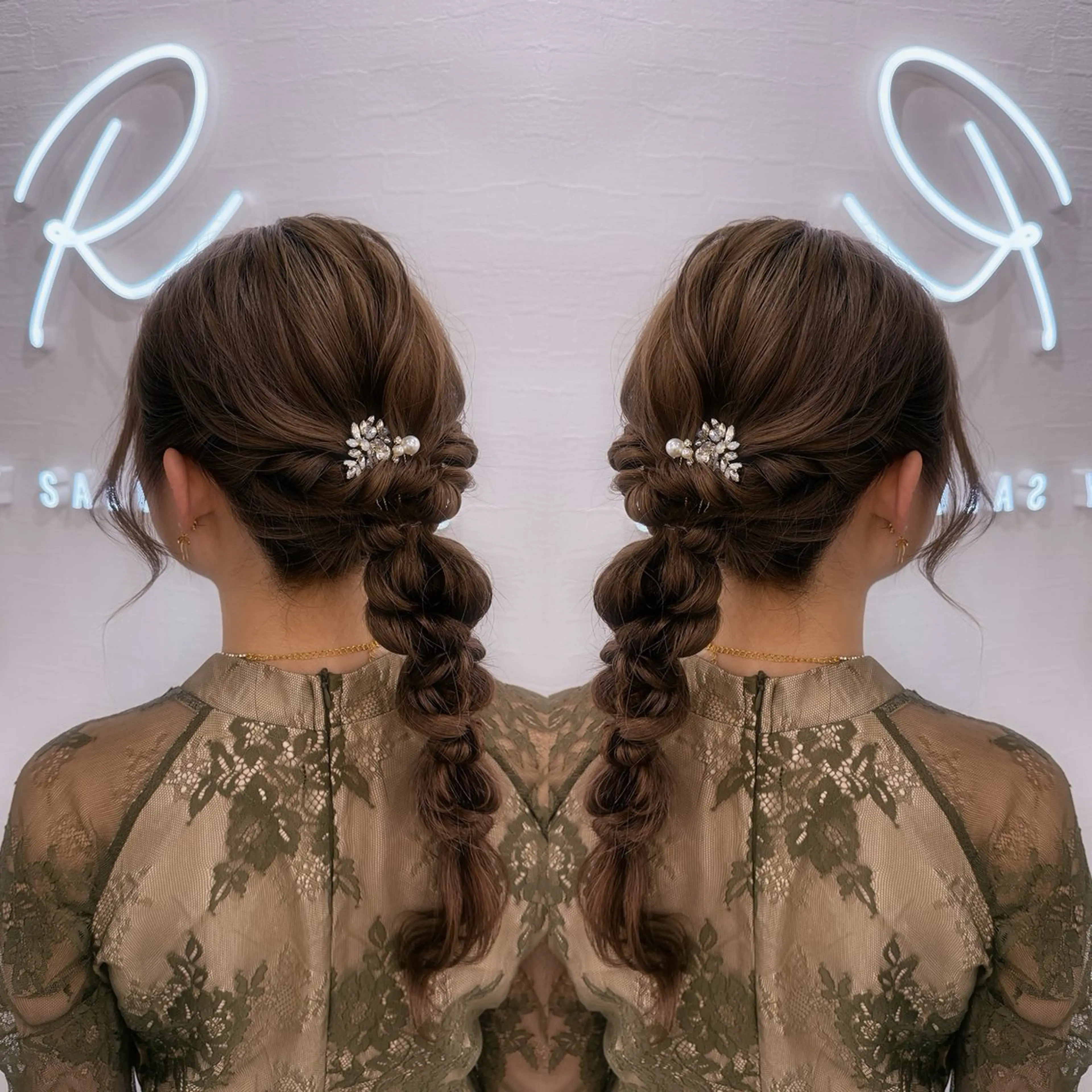 ヘアアレンジ 秋葉原コットン所属・ヘアセット 🤍AIRA🤍のヘアスタイル