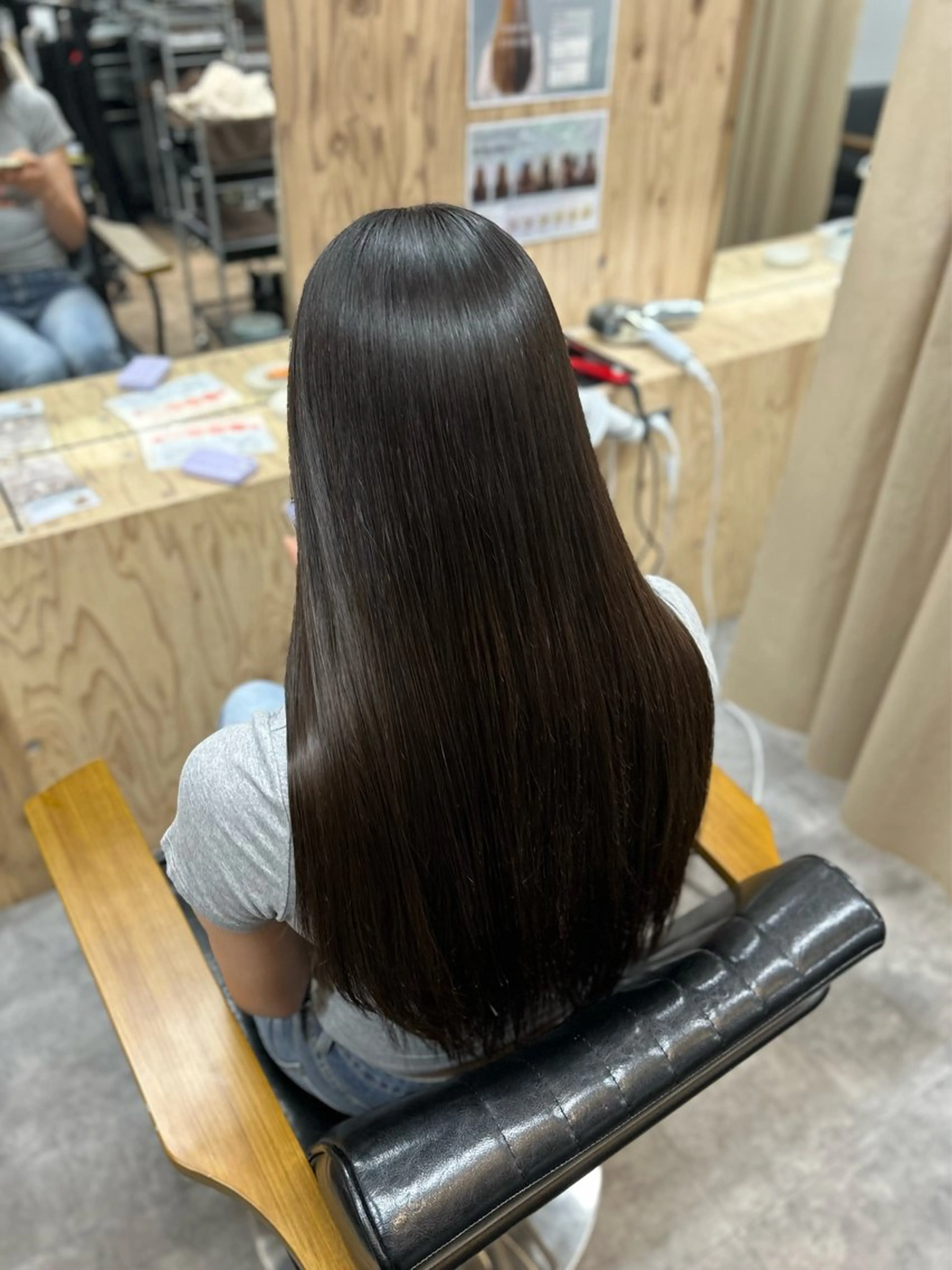 ロング ロング カット 縮毛矯正 トリートメント 美髪縮毛矯正/ 髪質改善/岩田一駿のヘアスタイル