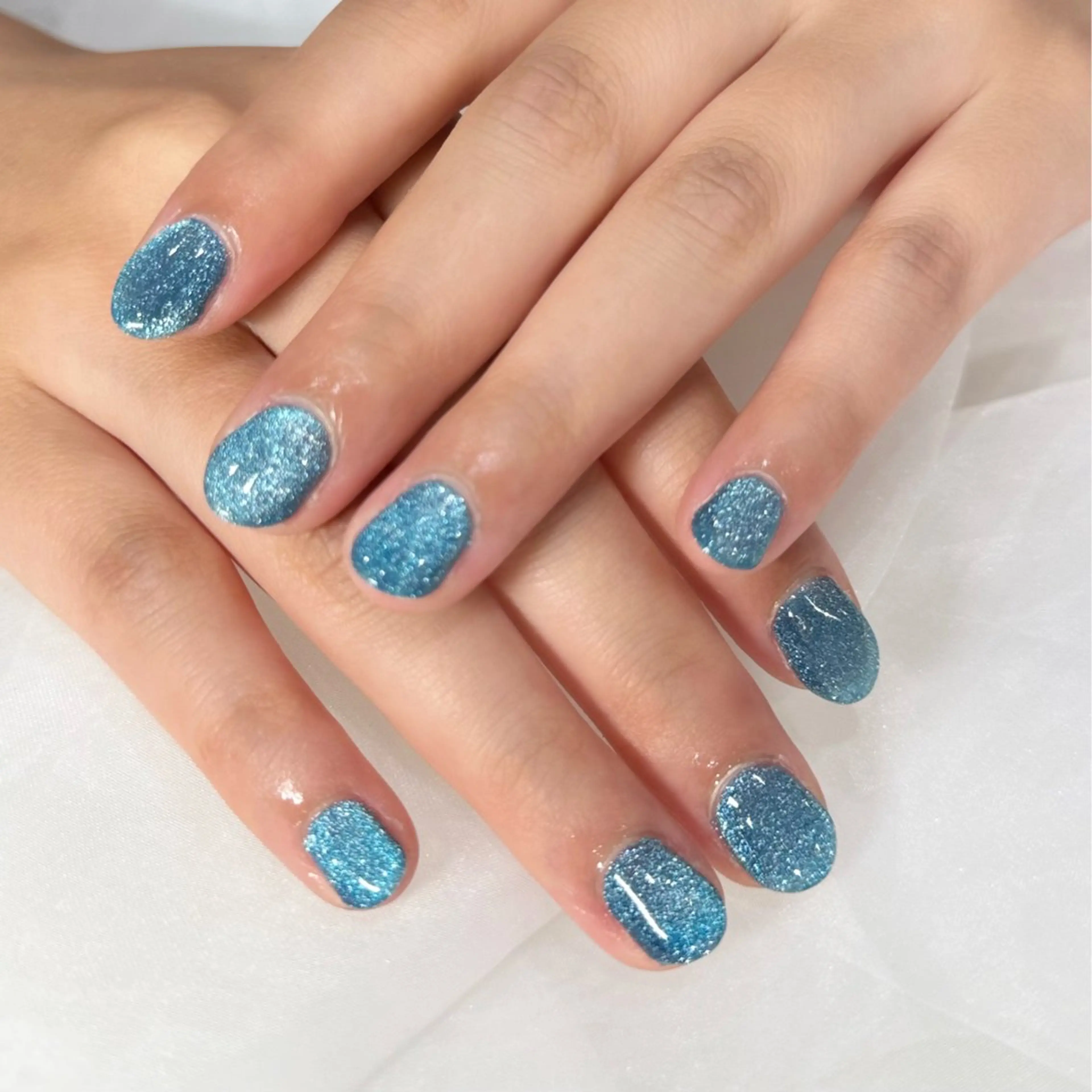 ネイル ブルー マグネットネイル Carina Nail所属・CarinaNail Chieのネイルデザイン