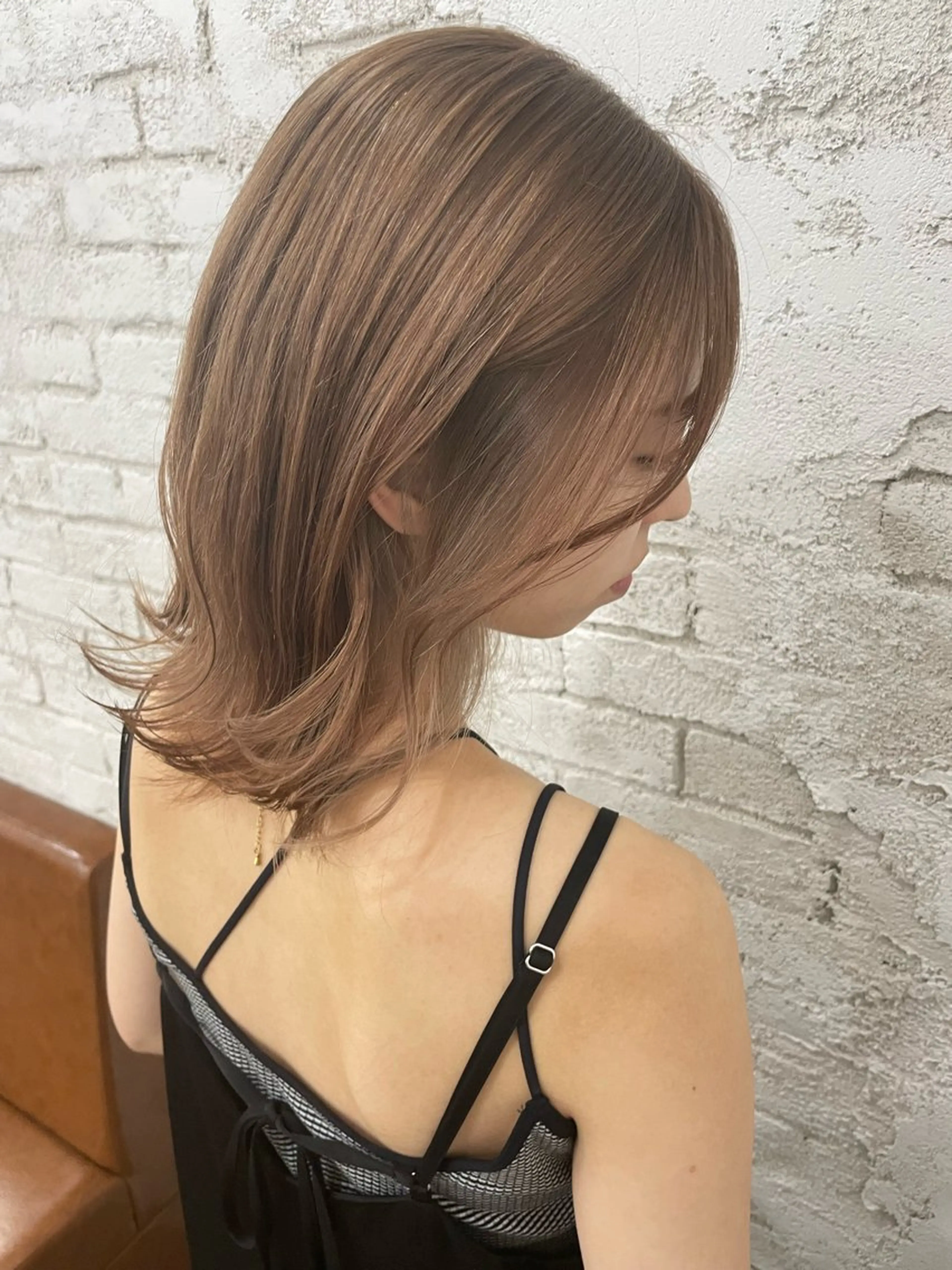 ミディアム 🎀モテ髪ミルクティ ー🎀yasunaのヘアスタイル