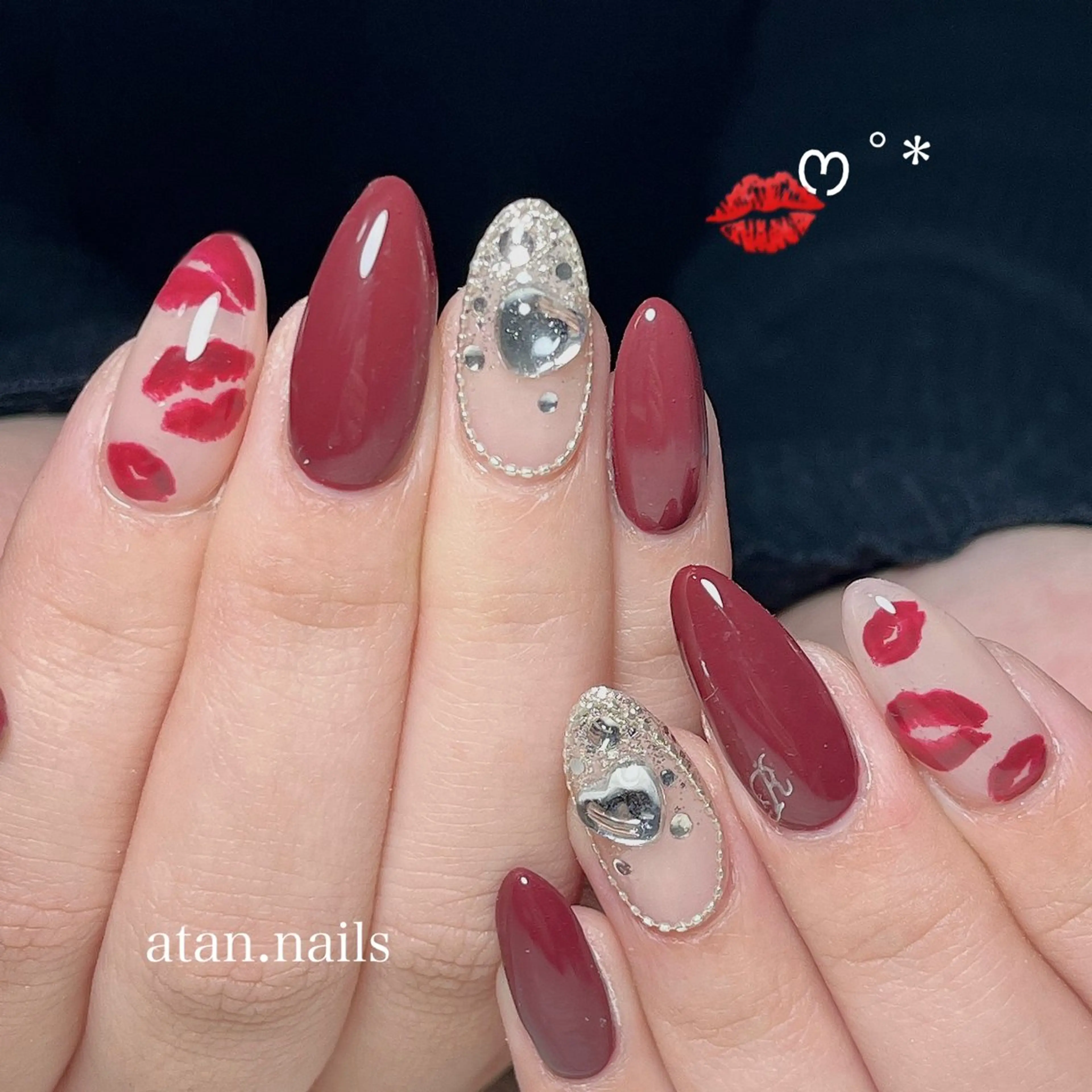 ネイル 韓国ネイル ラメ(グリッター) 持ち込み ハンドネイル 🐕‍🦺Yappy 💗A-tanのネイルデザイン