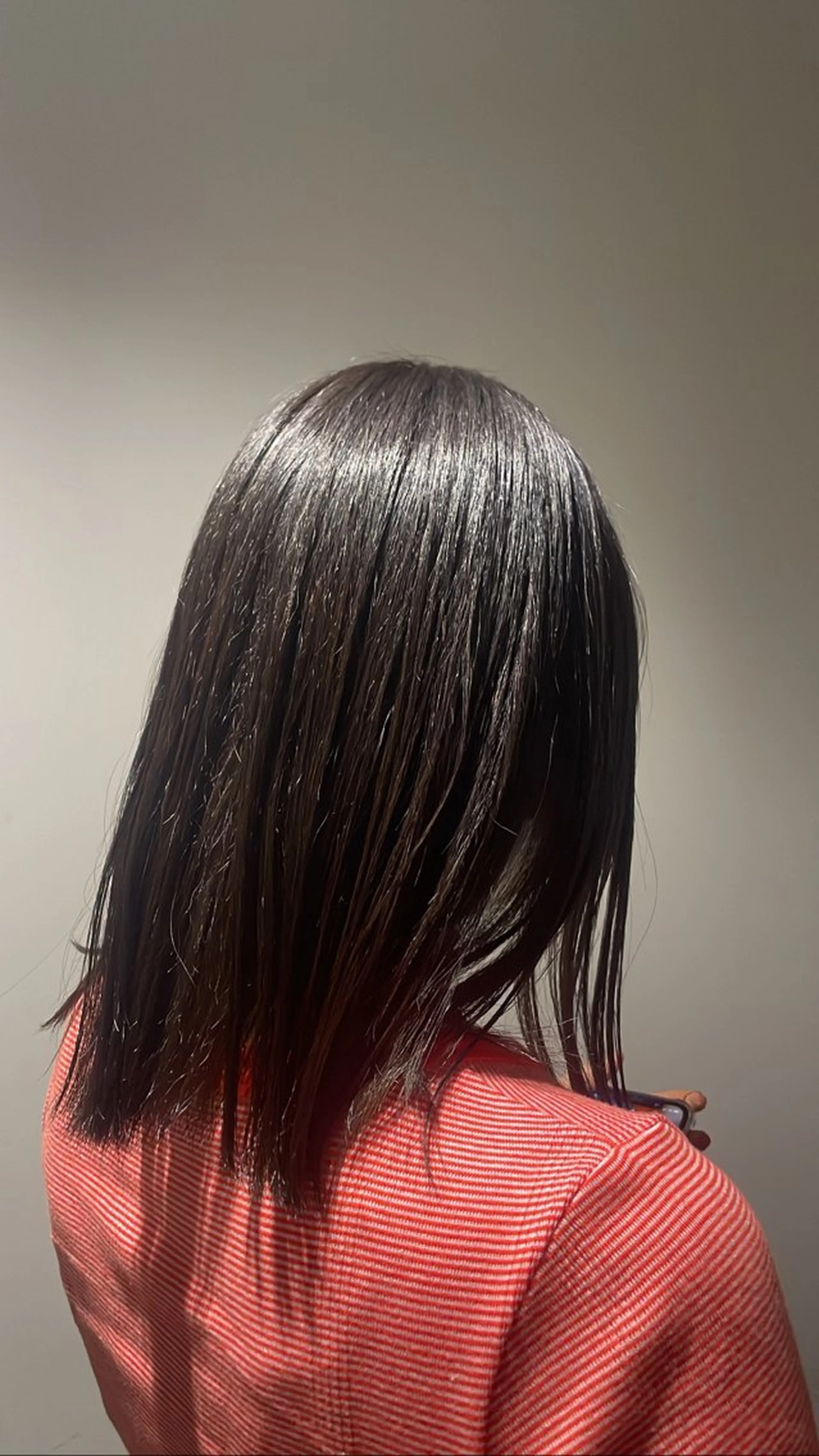 セミロング カラー 堀 ゆきみのヘアスタイル