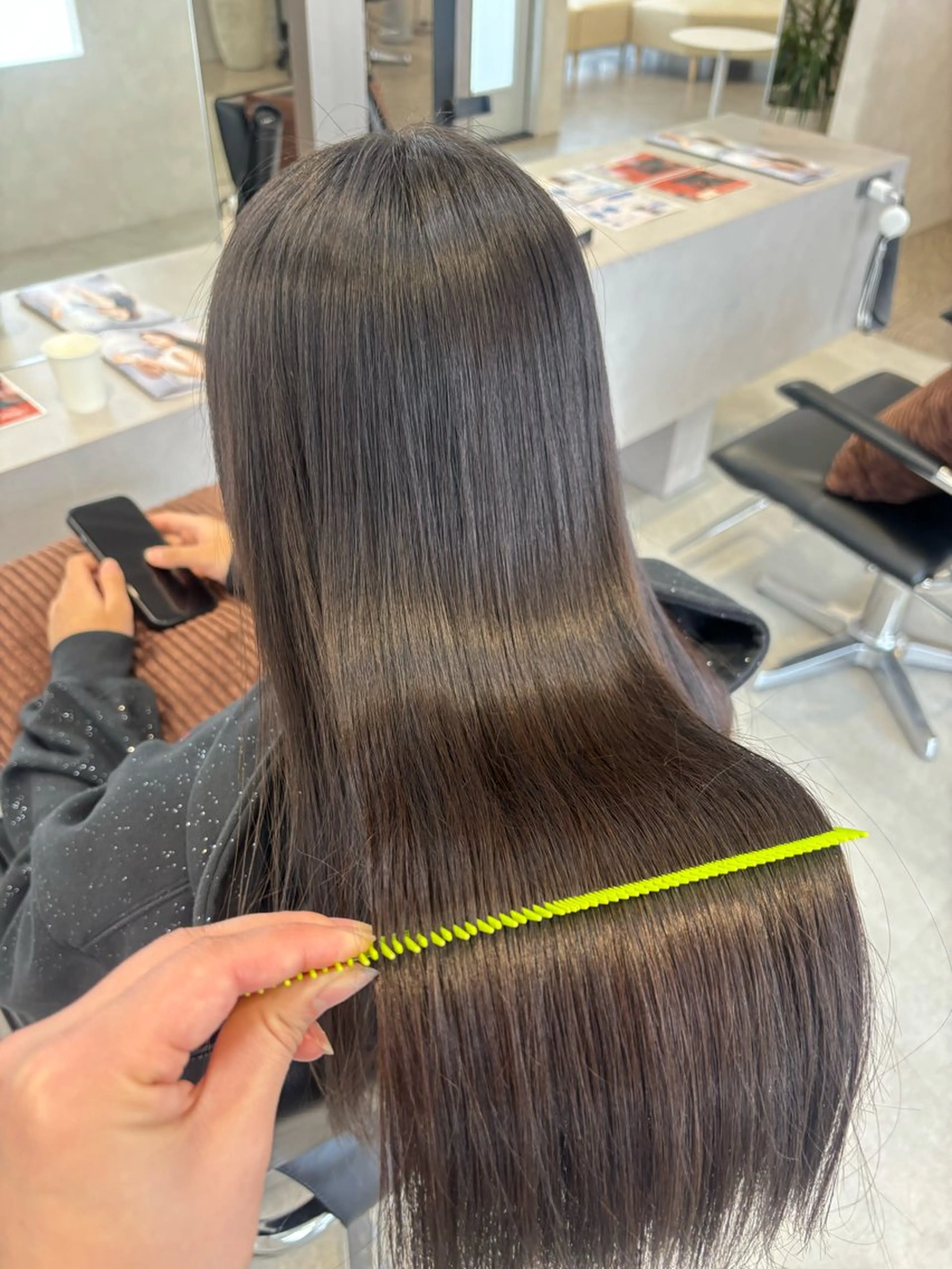 ロング カット 縮毛矯正 yoshino /ナチュラル縮毛のヘアスタイル