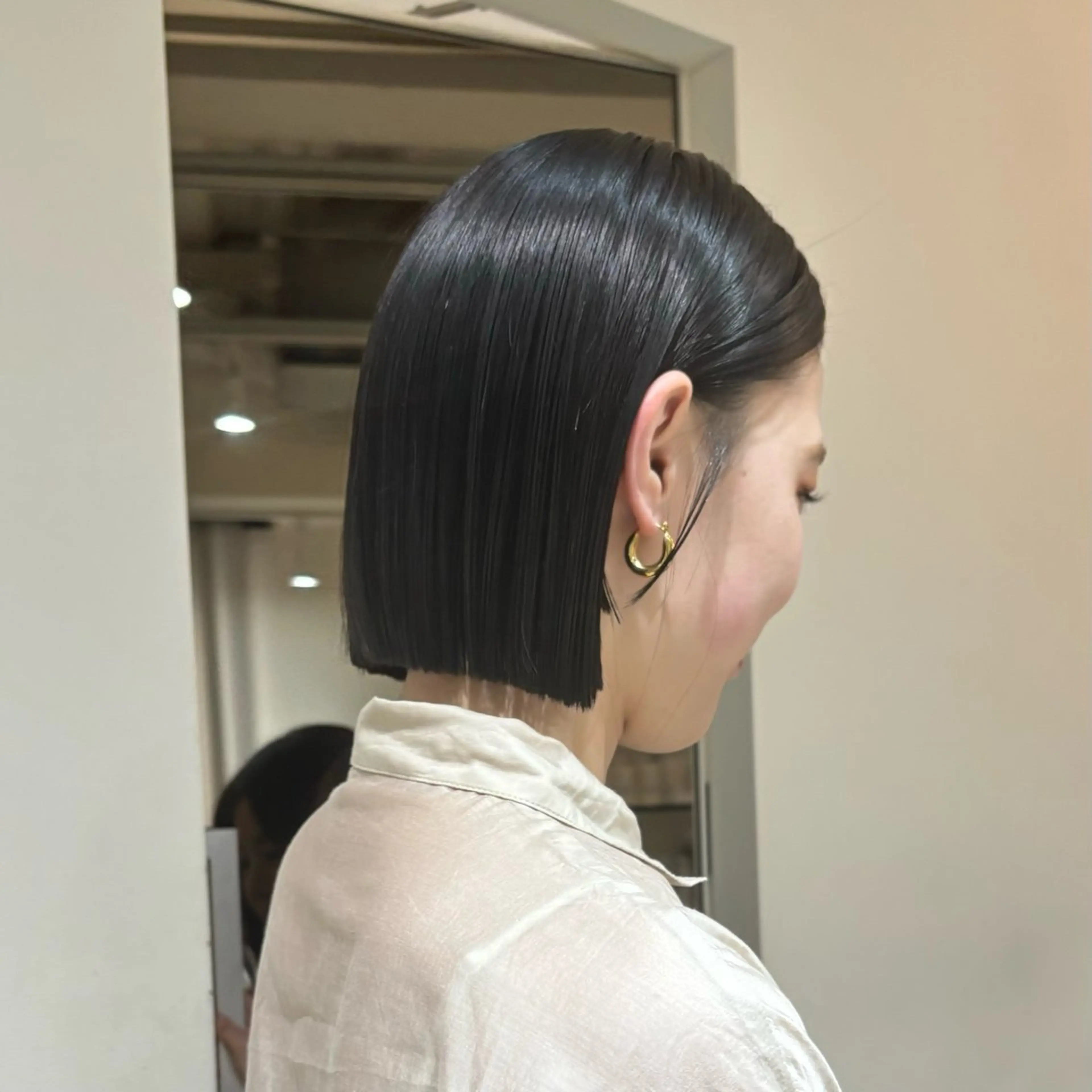 ショート AHNKISM所属・トレンド🌷 ボブ　パーマ🩰のヘアスタイル