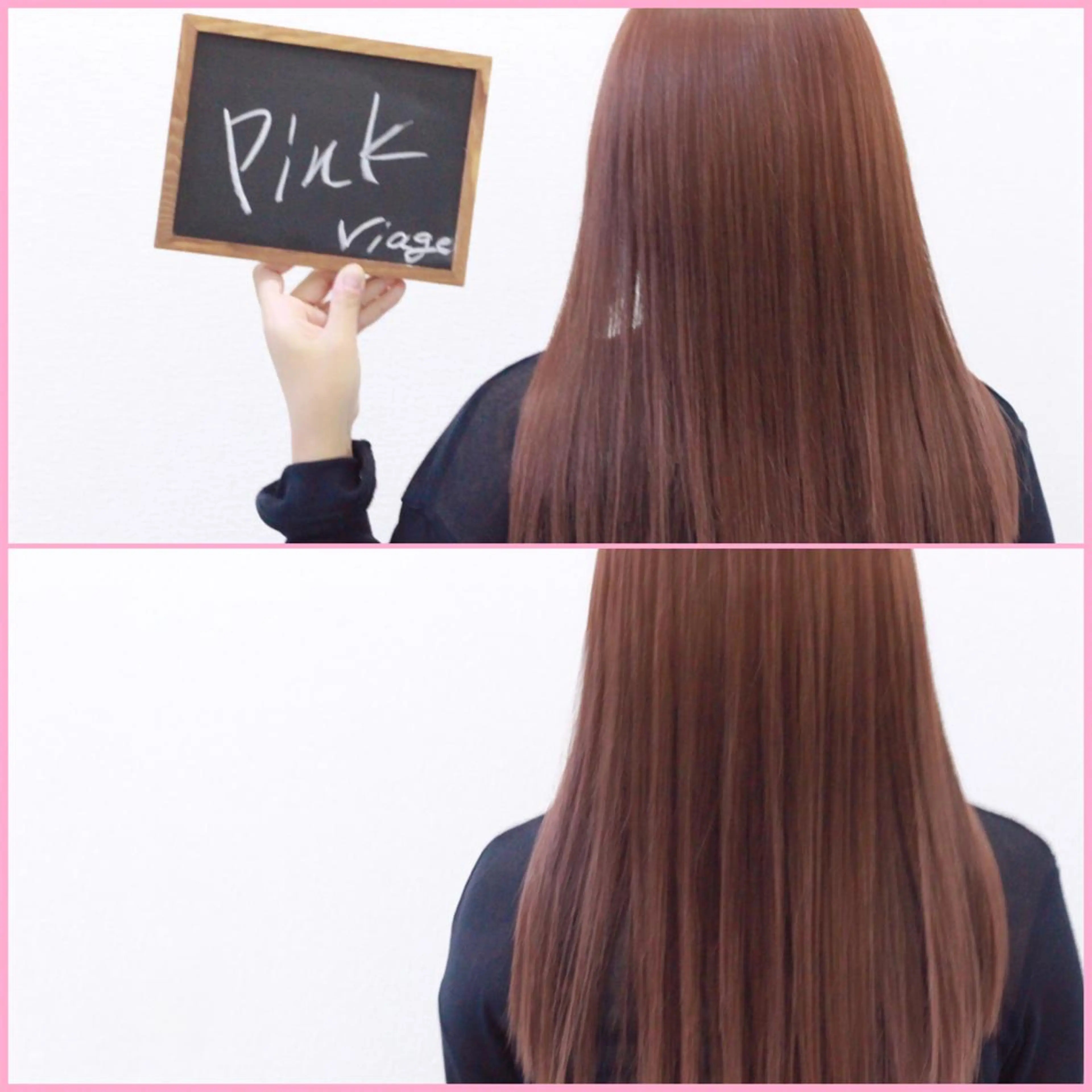 ロング カラー ラベンダーカラー ラベンダーピンク ピンクカラー Viage （ビアージュ）のヘアスタイル