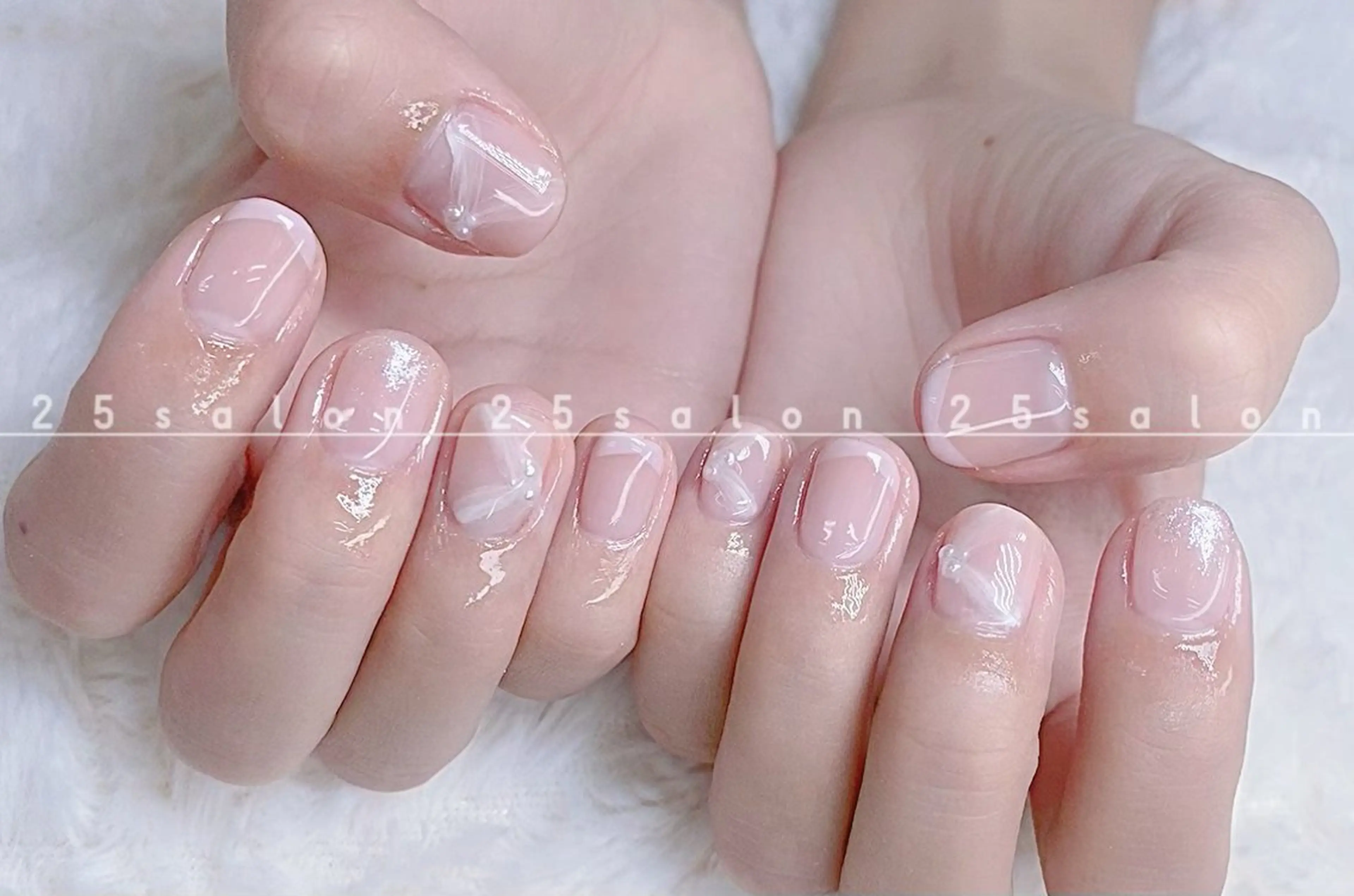 ネイル オーロラネイル チークネイル フットネイル フレンチネイル ジェルネイル 2 5のマツエク・マツパデザイン