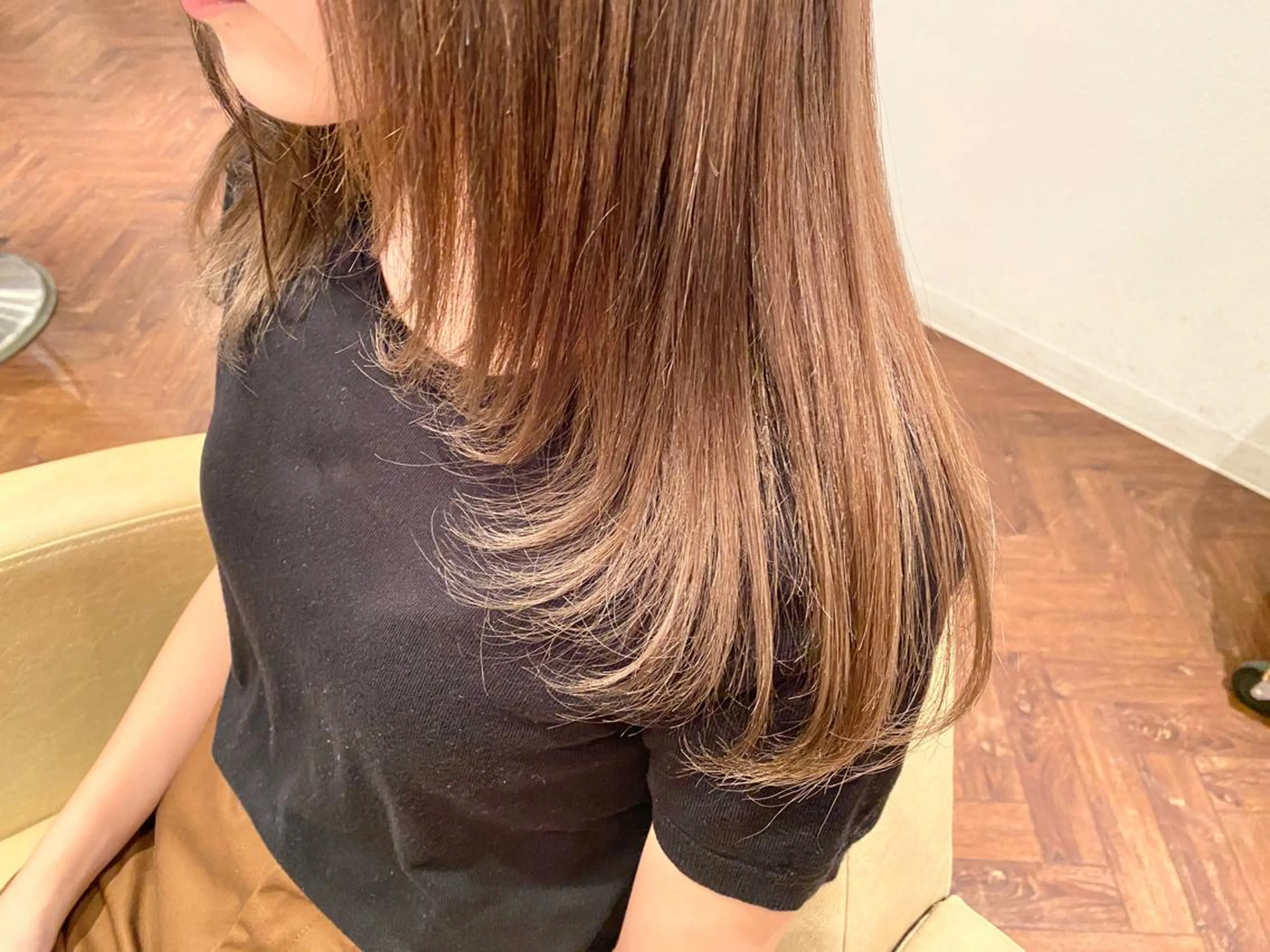 セミロング カラー ヘアカラー 🌈🌸あおき みちる🌟💗のヘアスタイル