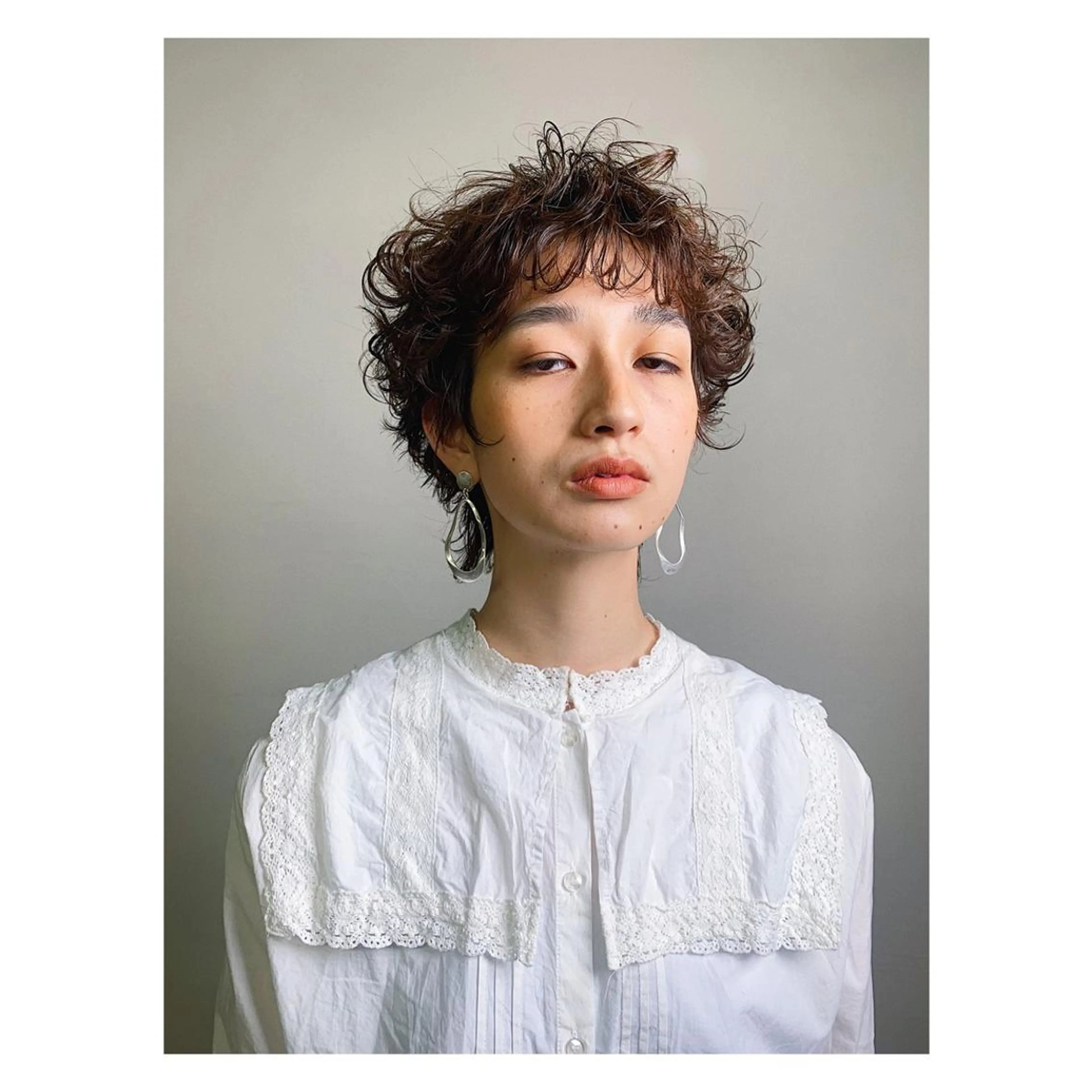 ショート パーマ パーマ hair design girl所属・［girl］ MIKIのヘアスタイル