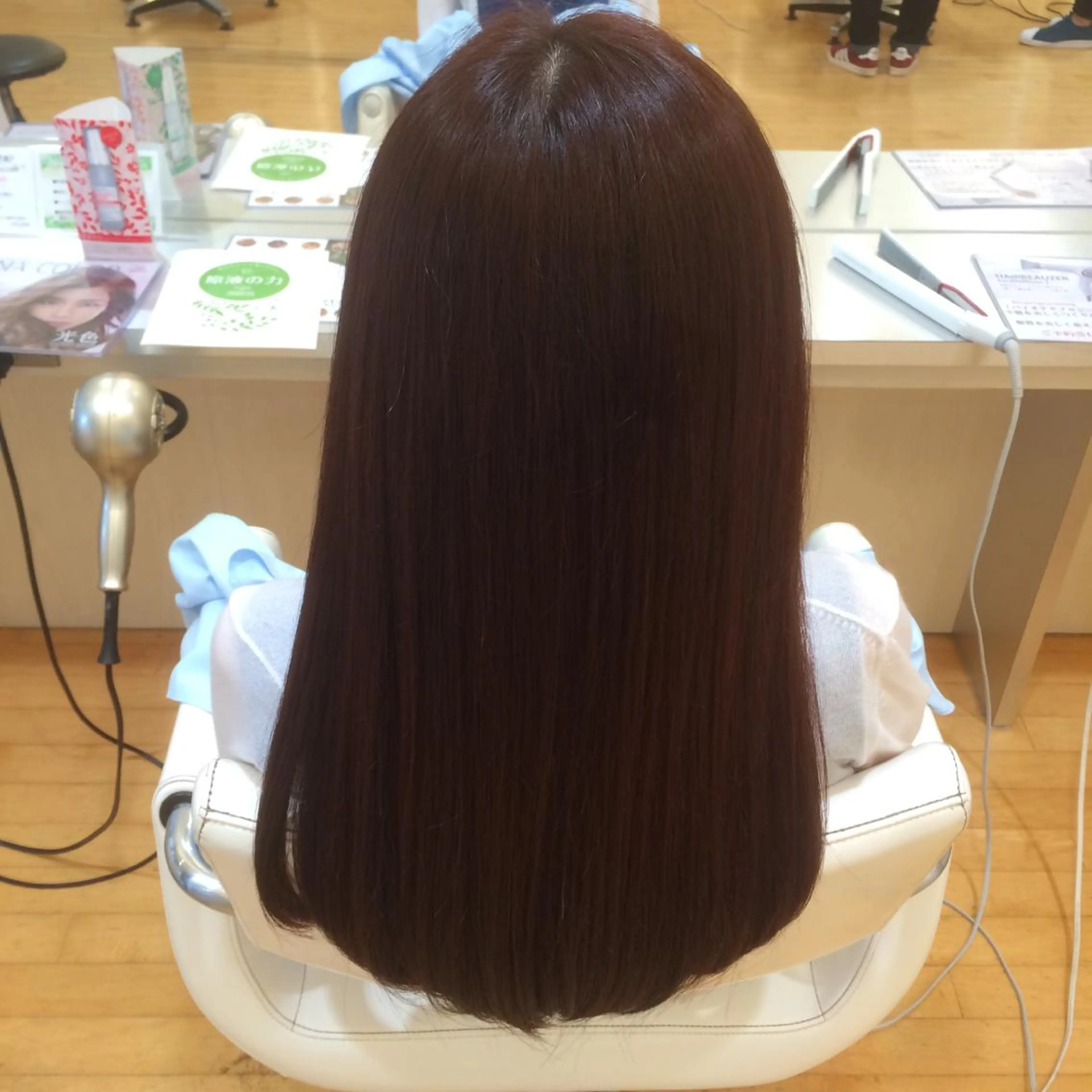 ミディアム セミロング ロング カラー 透明感カラー イルミナカラー ピンクカラー ReMix 新宿店所属・タジマ ヤスヒサのヘアスタイル