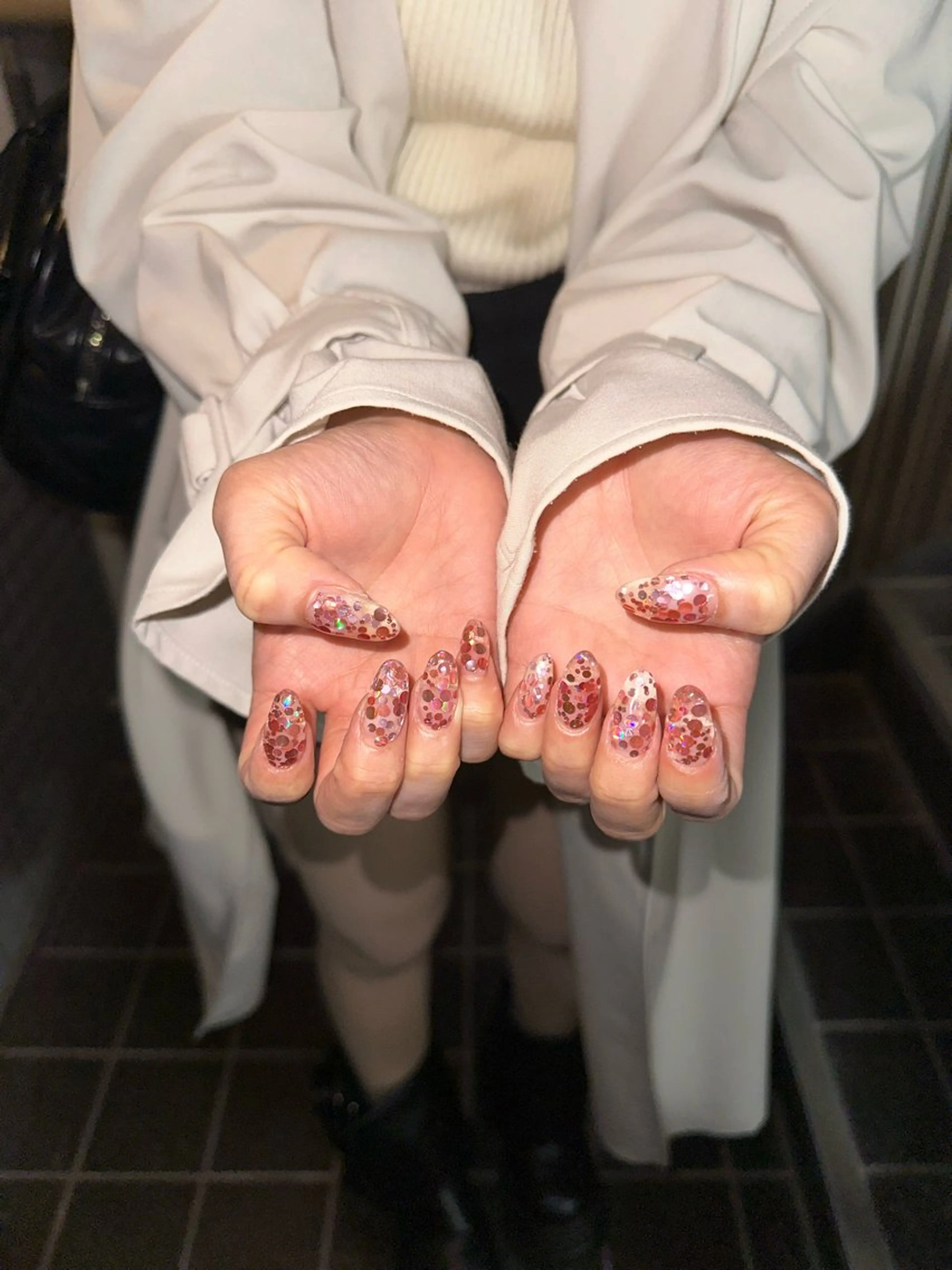 ネイル アートネイル MIYUU♡*.+ﾟ ワンホン/ニュアンスのネイルデザイン