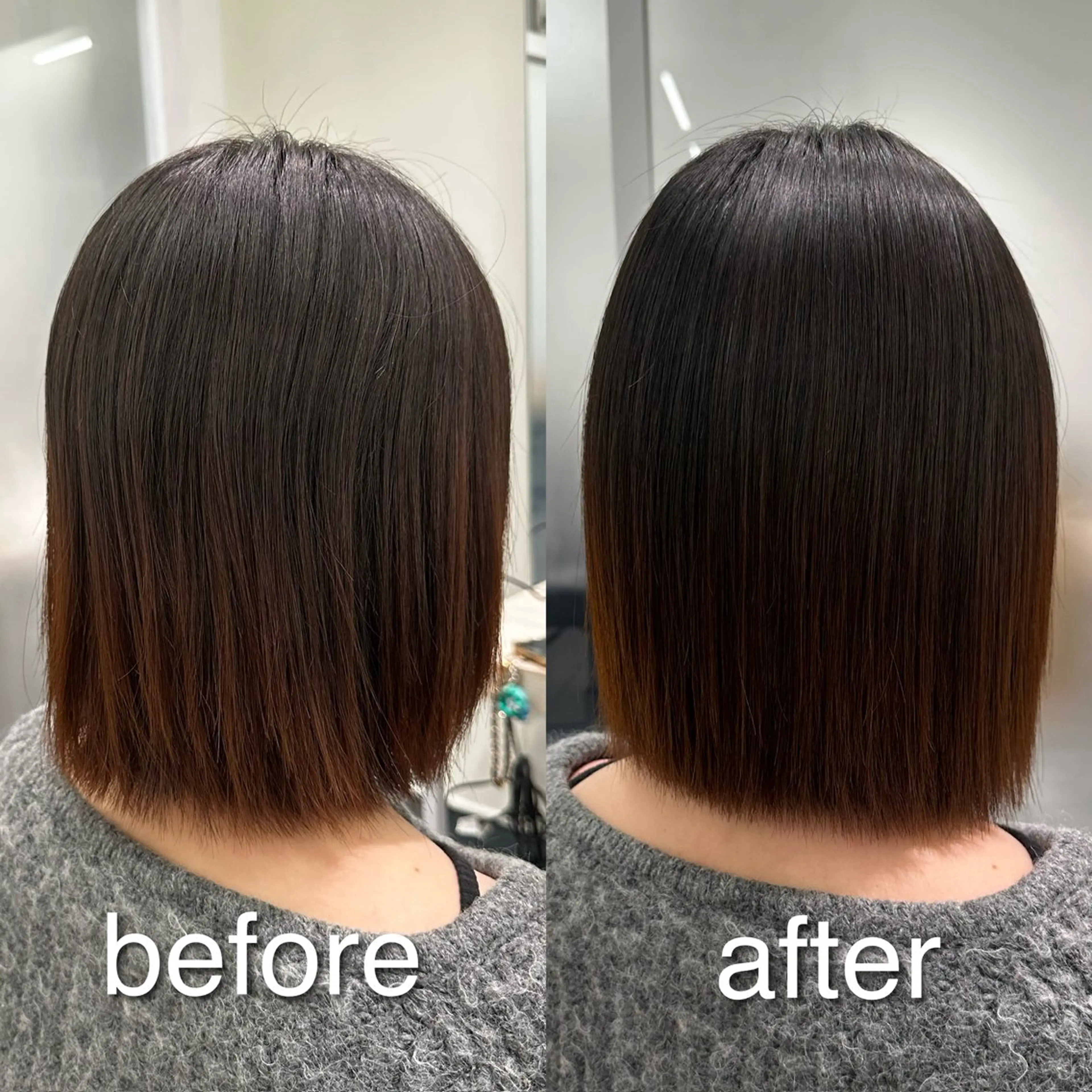 ミディアム 縮毛矯正 🫧髪質改善🫧 マツモトのヘアスタイル