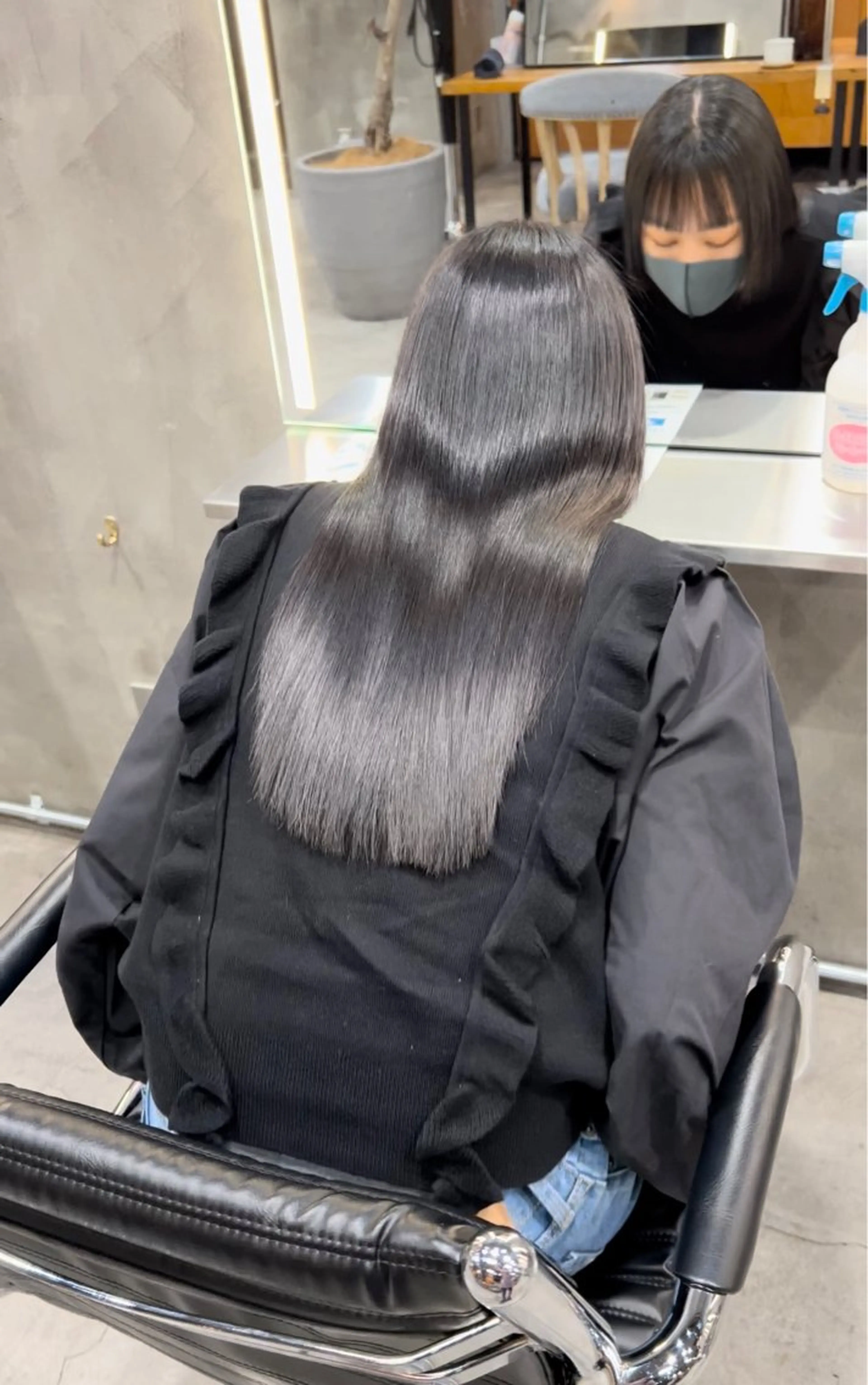 セミロング 髪質改善 縮毛矯正 トリートメント 酸性ストレート GO TODAY 原宿本店所属・🎁曲がる縮毛矯正 /DAIKIのヘアスタイル