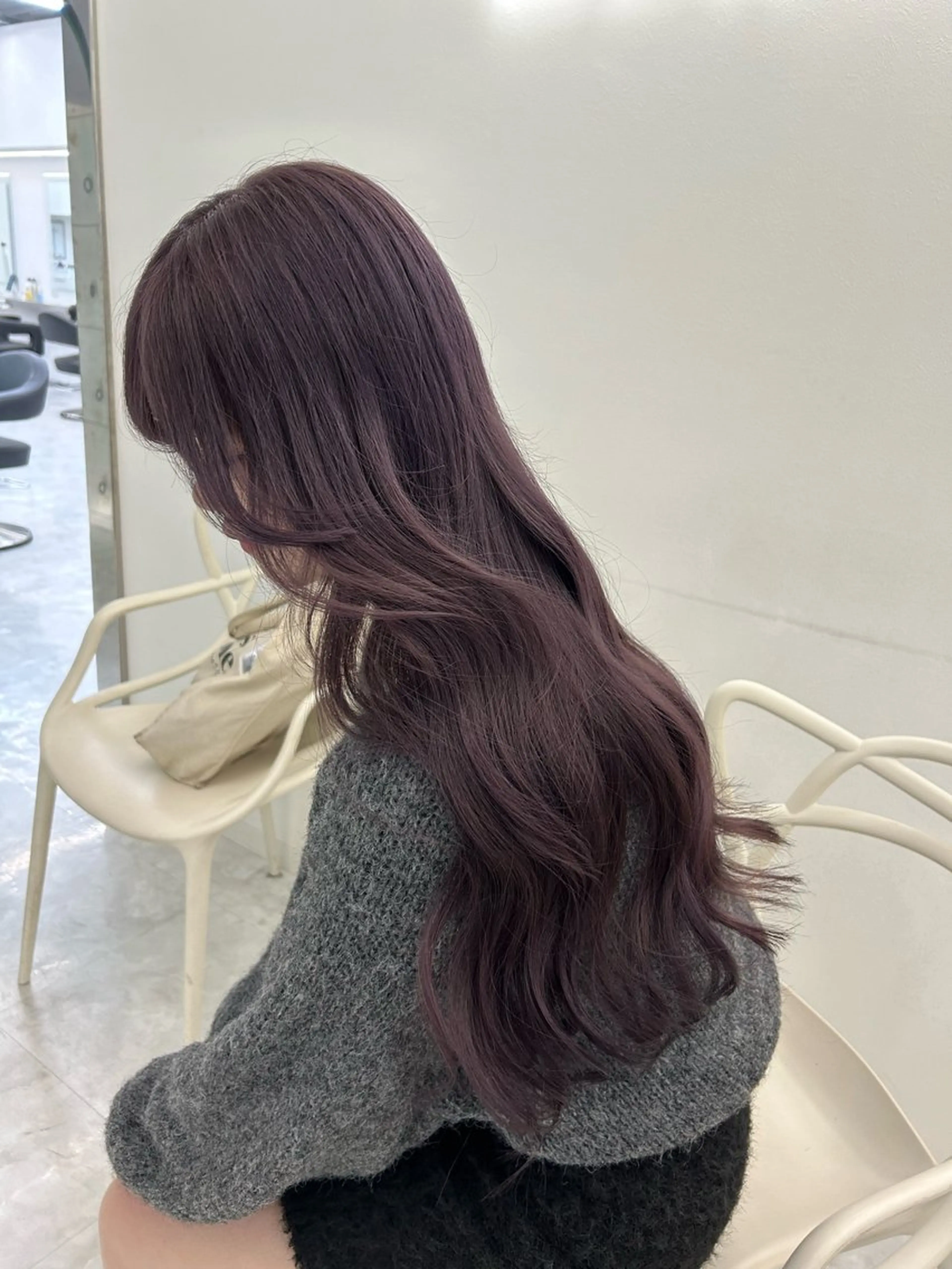 ロング 淡色ラベンダー♡ ニーナ🎀🦙のヘアスタイル