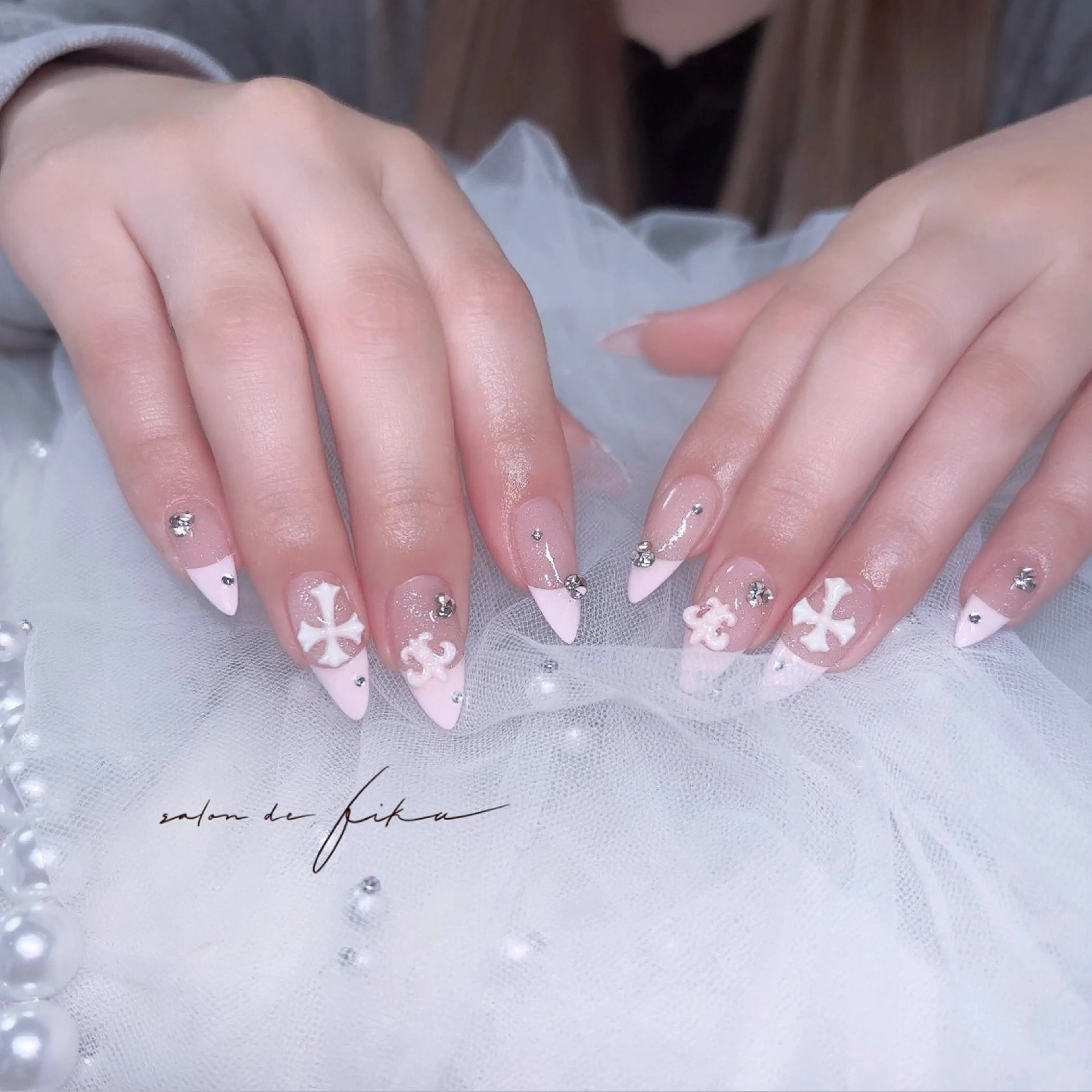 ネイル フレンチネイル ハンドネイル ayano 【パラジェル取扱店】のネイルデザイン