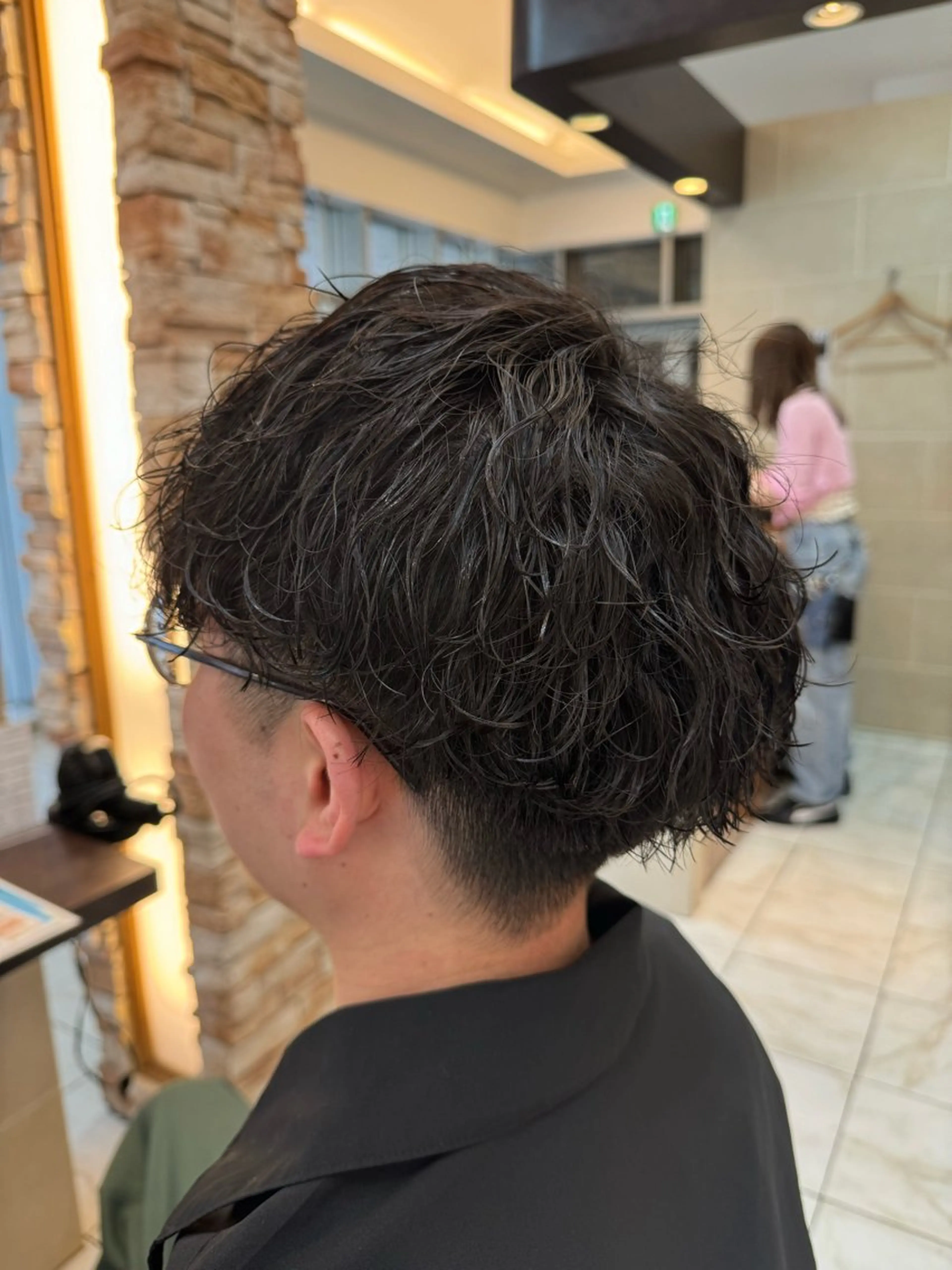 パーマ メンズ カット パーマ ⭐️透明感カラー/ パーマ⭐️宮野翔のヘアスタイル