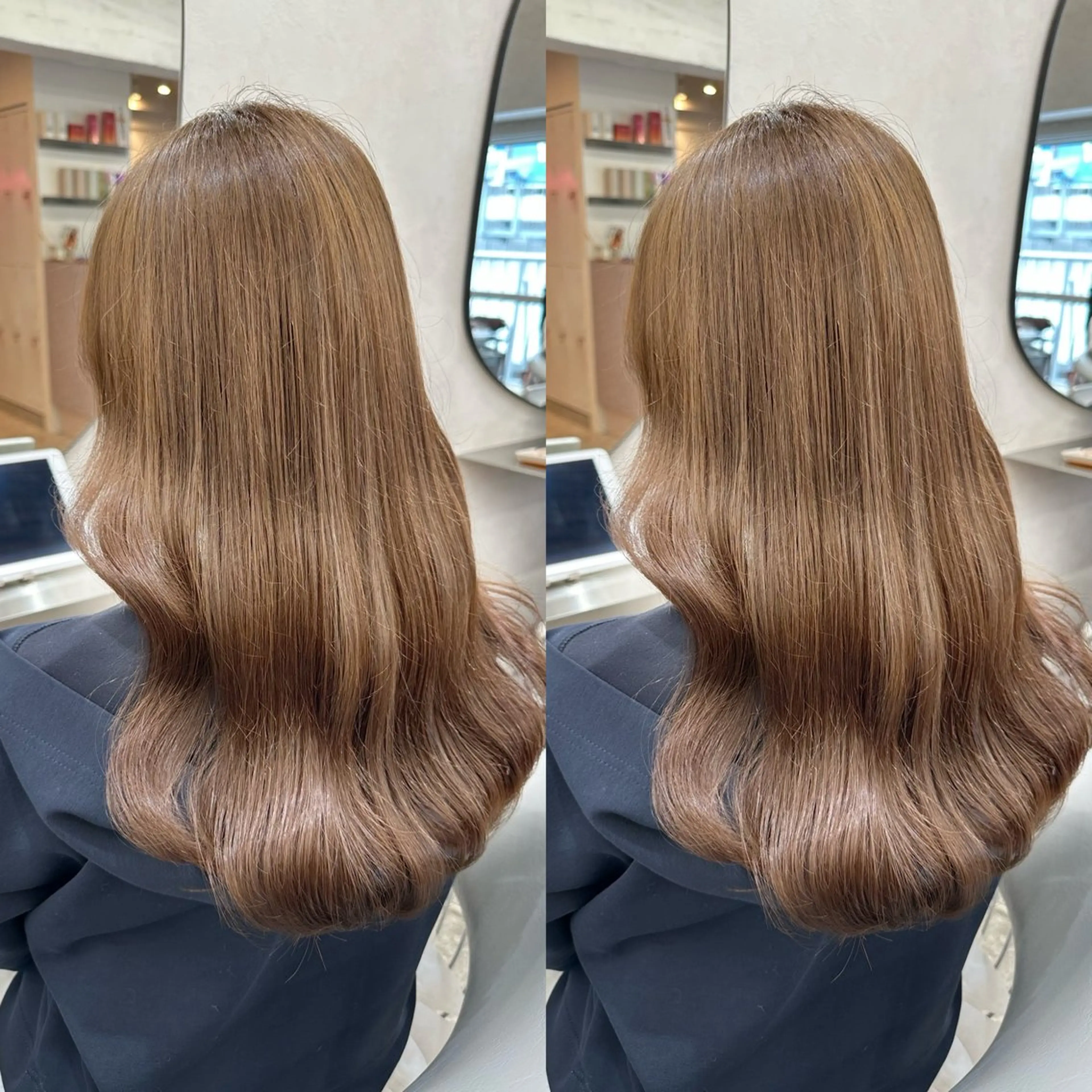 ロング シールエクステ エクステ 顔周りカット ハッシュカット ハイライト カット ヘアカラー トリートメント 新宿/韓国レイヤー/ 髪質改善/佐藤航のヘアスタイル