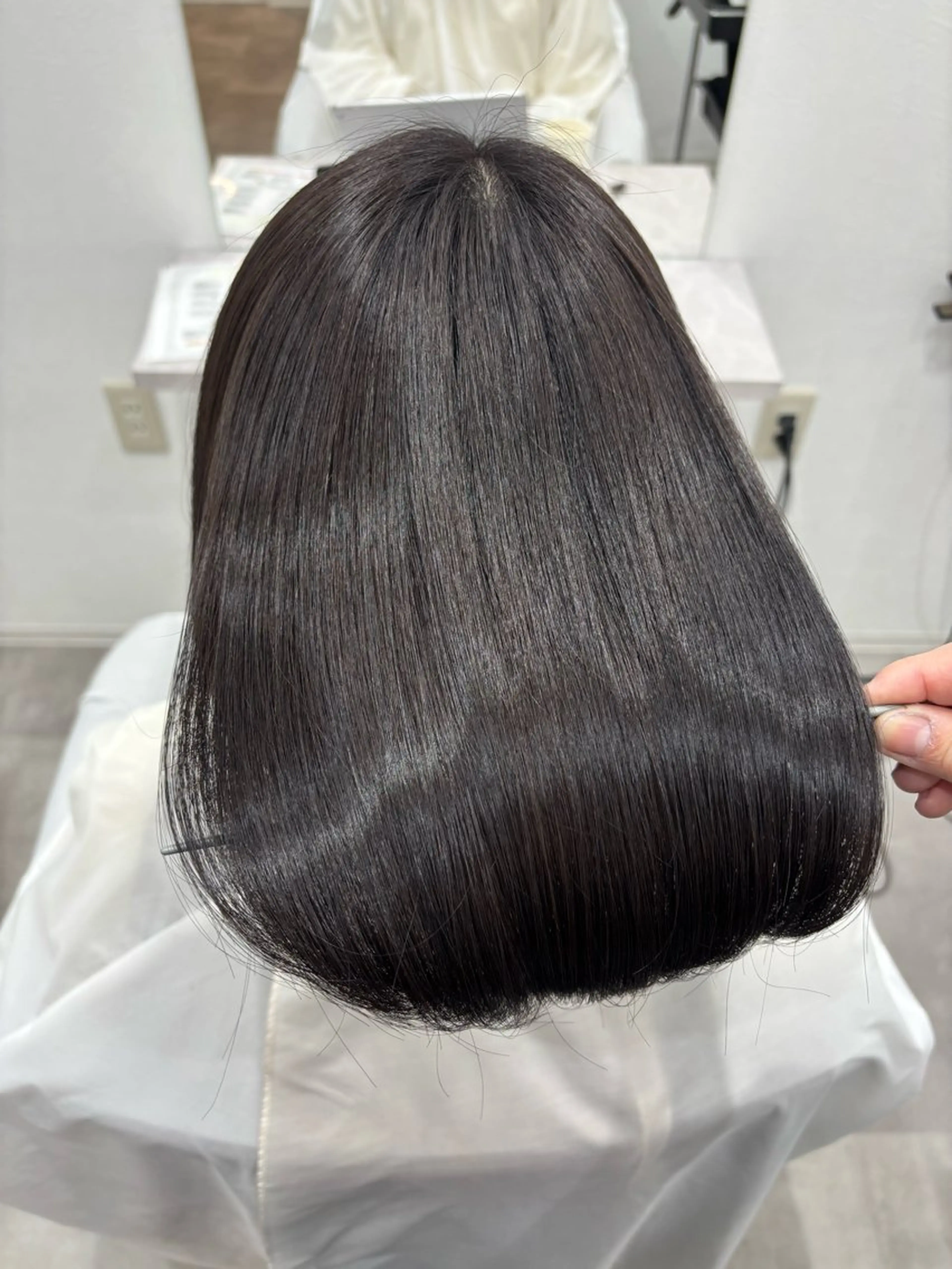 ミディアム カラー 透明感カラー カット ヘアカラー トリートメント ヘッドスパ 髪質改善/透明感 カラー/内藤有須加のヘアスタイル