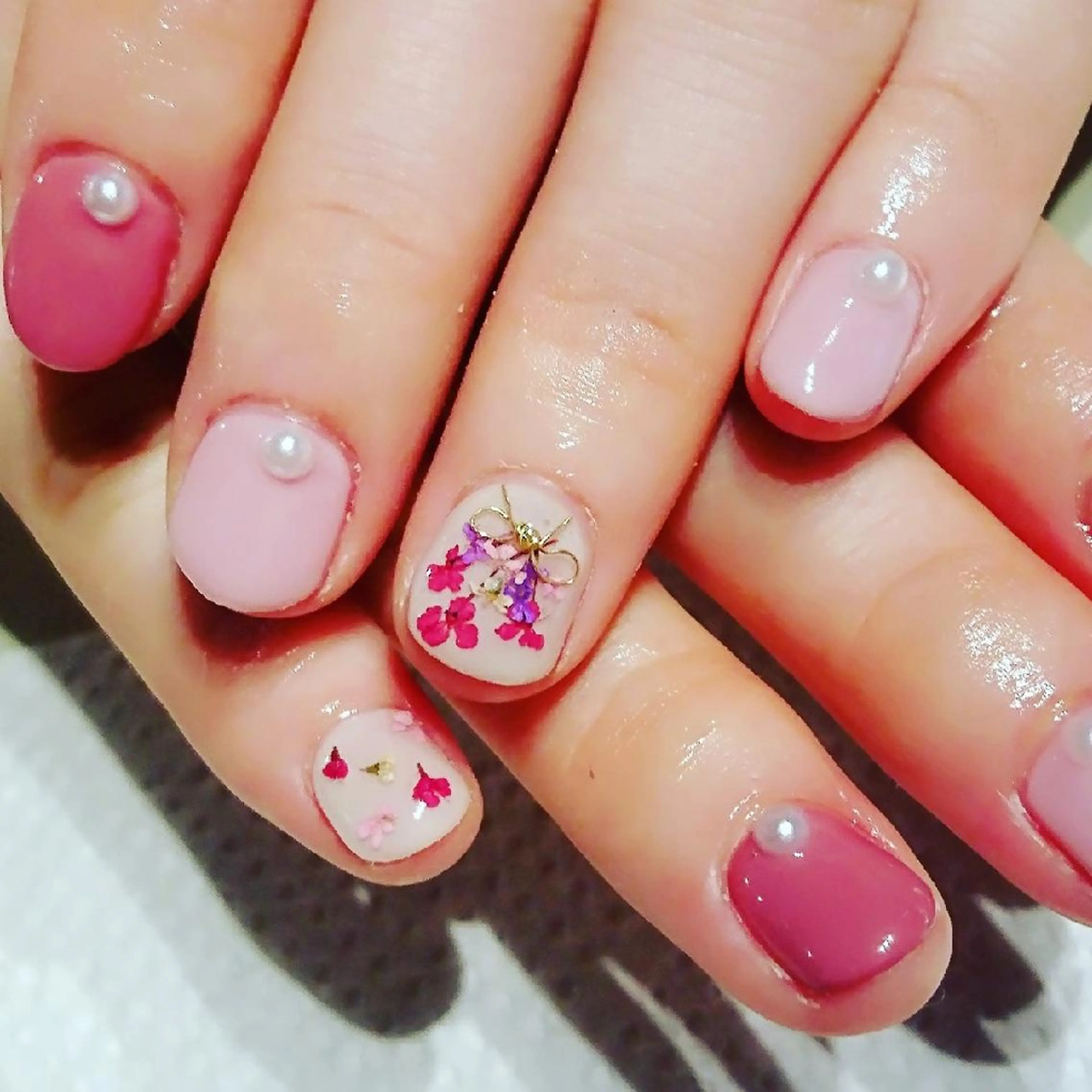 ネイル フラワーネイル Nail Space R所属・ネイルスペースR 小林のネイルデザイン