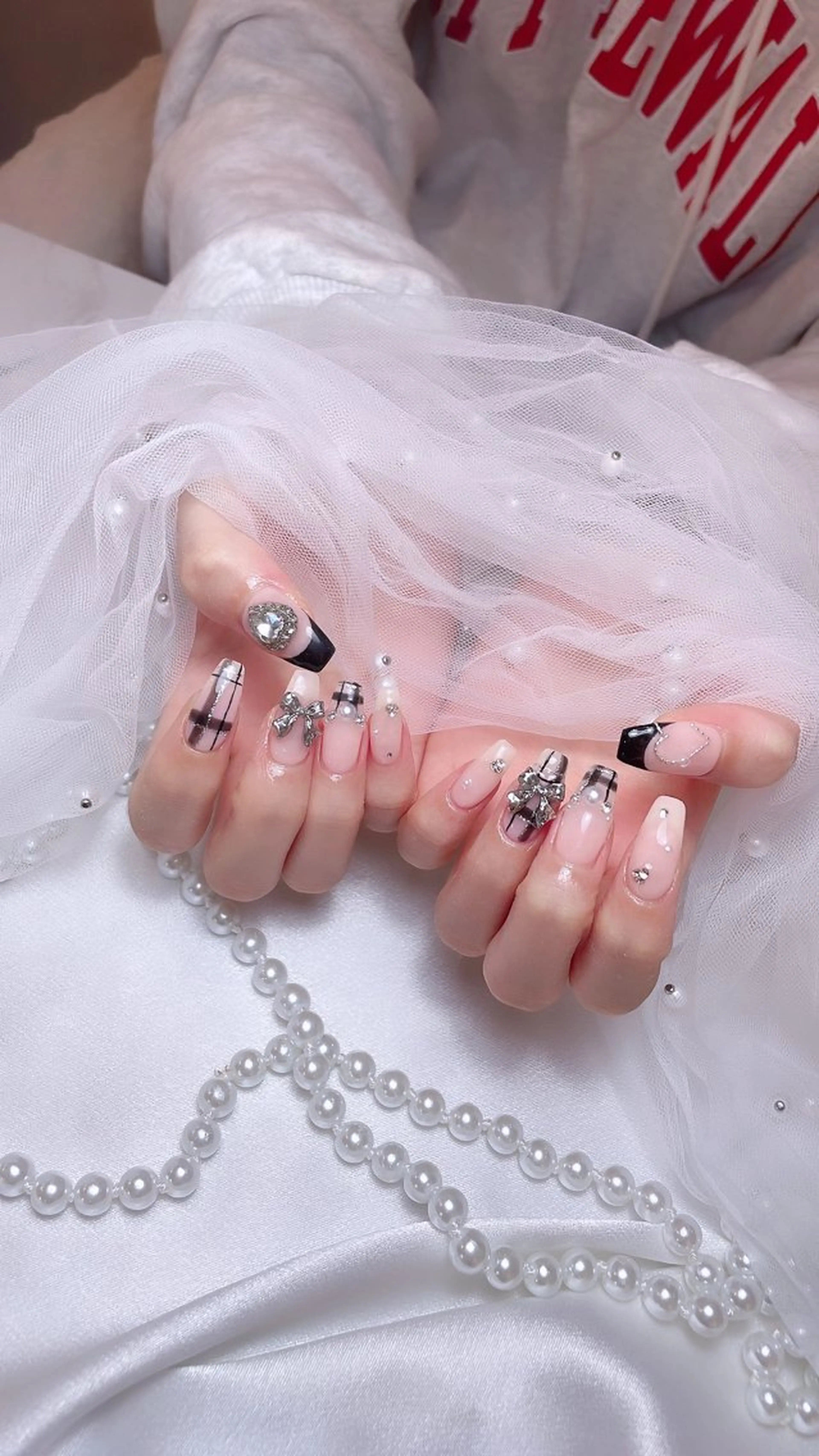 ネイル フットネイル フレンチネイル ジェルネイル ガーリー グラデーション ハンドネイル D.d Nail Moeのネイルデザイン