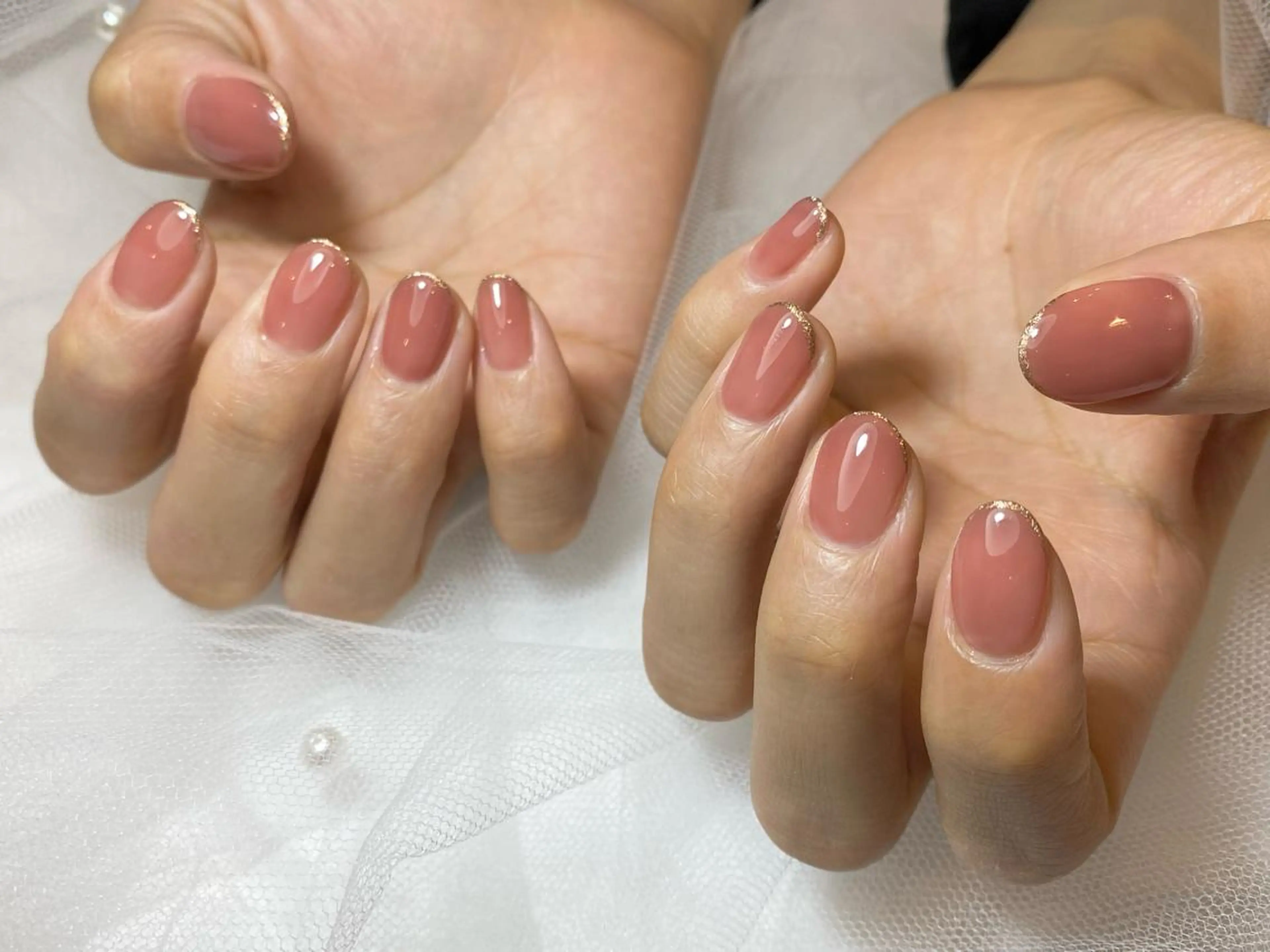 ネイル ラメ(グリッター) ハンドネイル パラジェル認定サロン　ネイルケア&スパ　Lovin所属・Lovin _ryukaのネイルデザイン