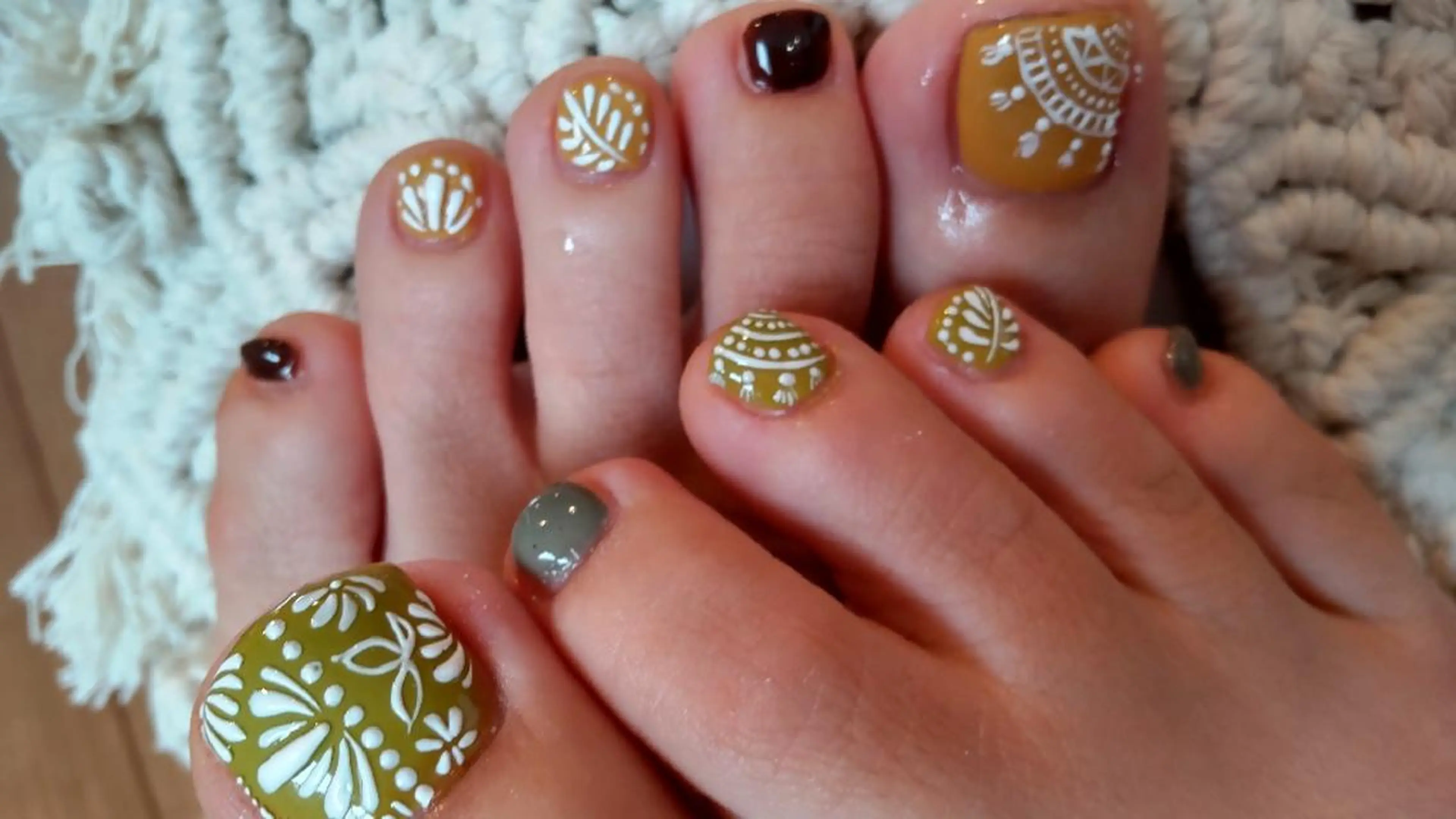 ネイル アートネイル フットネイル フットネイル infinity skyのネイルデザイン