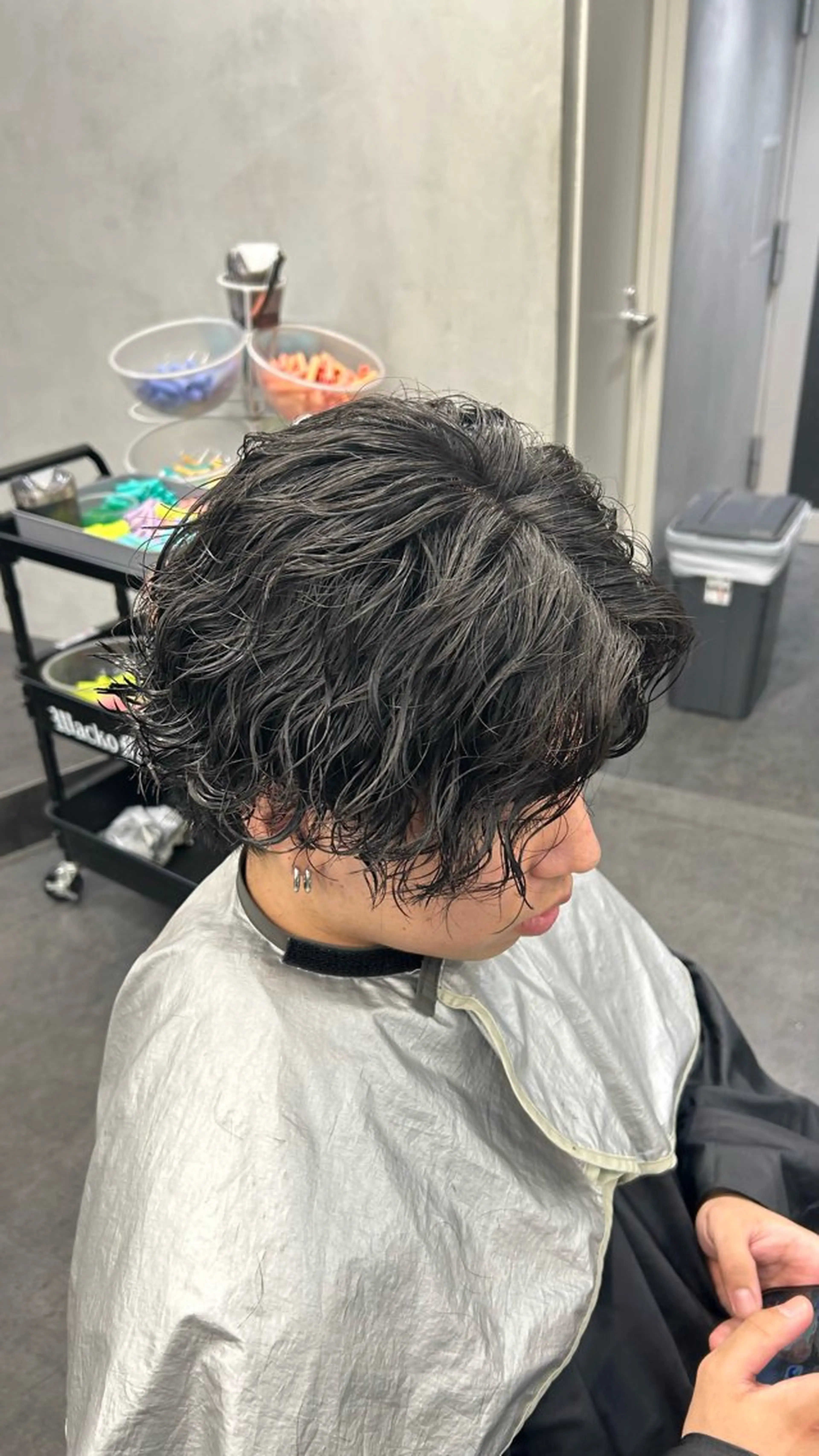 パーマ メンズ 藤平海音/fifth PARKのヘアスタイル