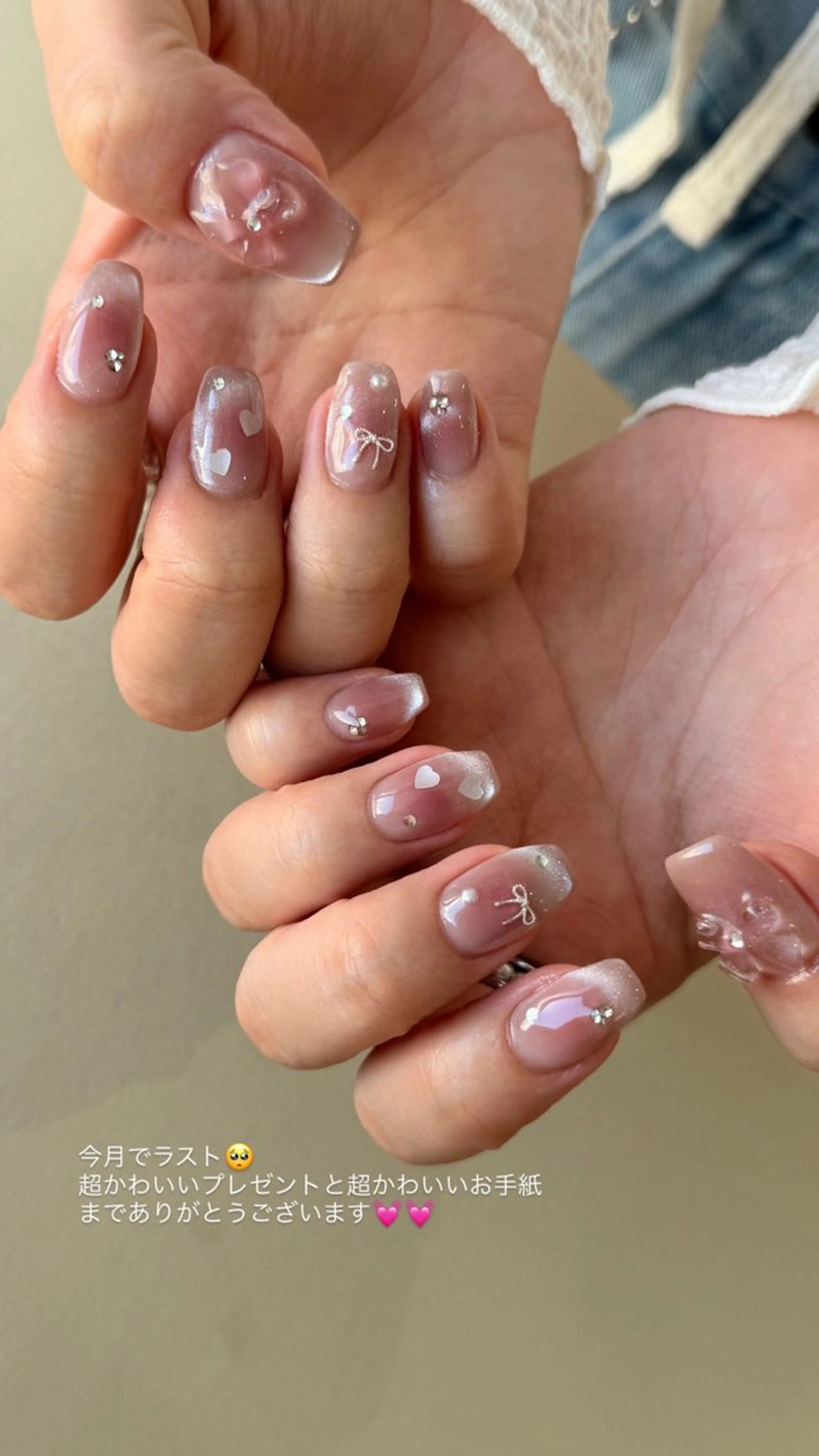 ネイル チークネイル マグネットネイル Lumos nails&eyelashes桜川店所属・Lumos hirocoのネイルデザイン