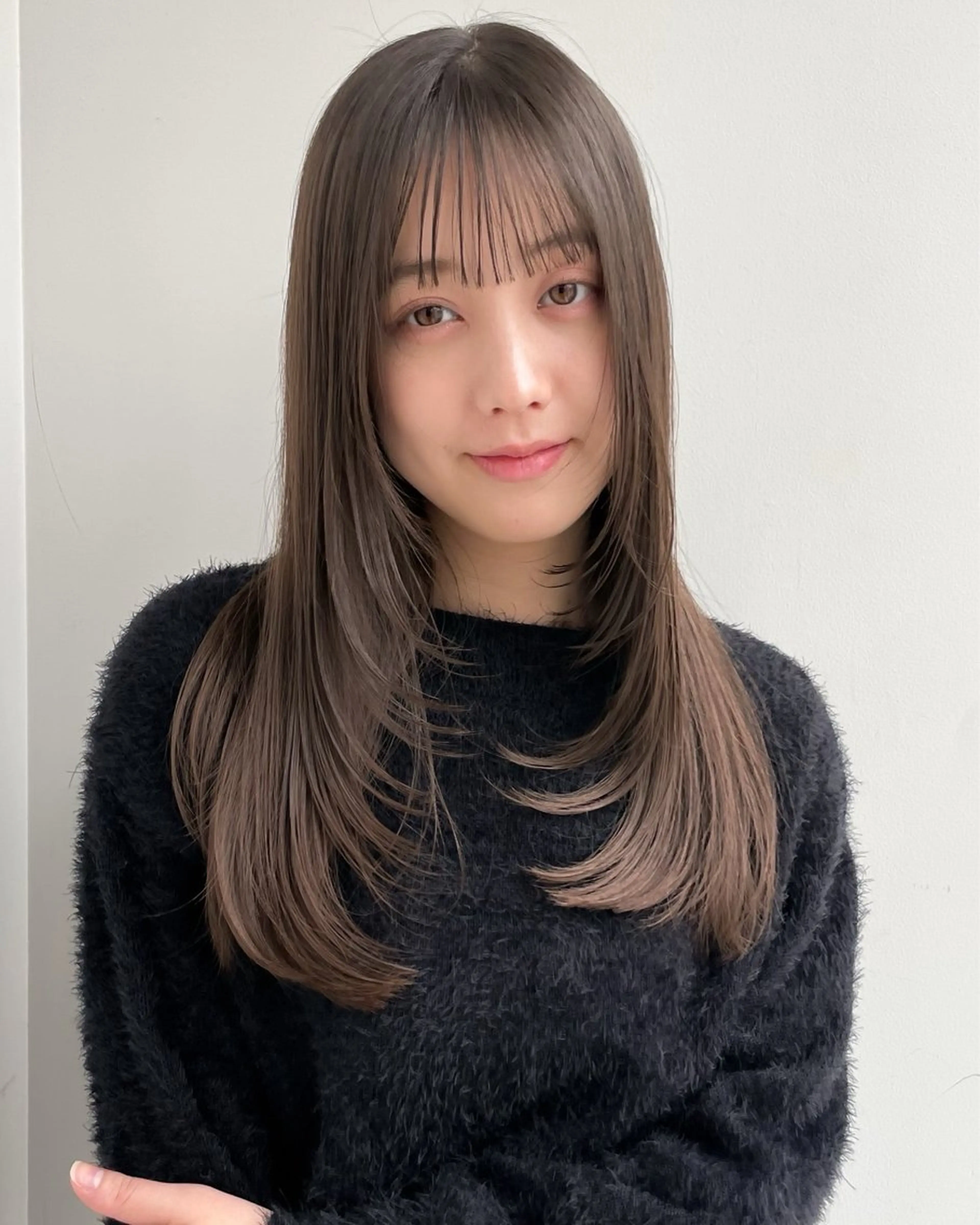 ロング カット ヘアカラー トリートメント 似合わせ/ベージュ /レイヤー/りほ🤍のヘアスタイル