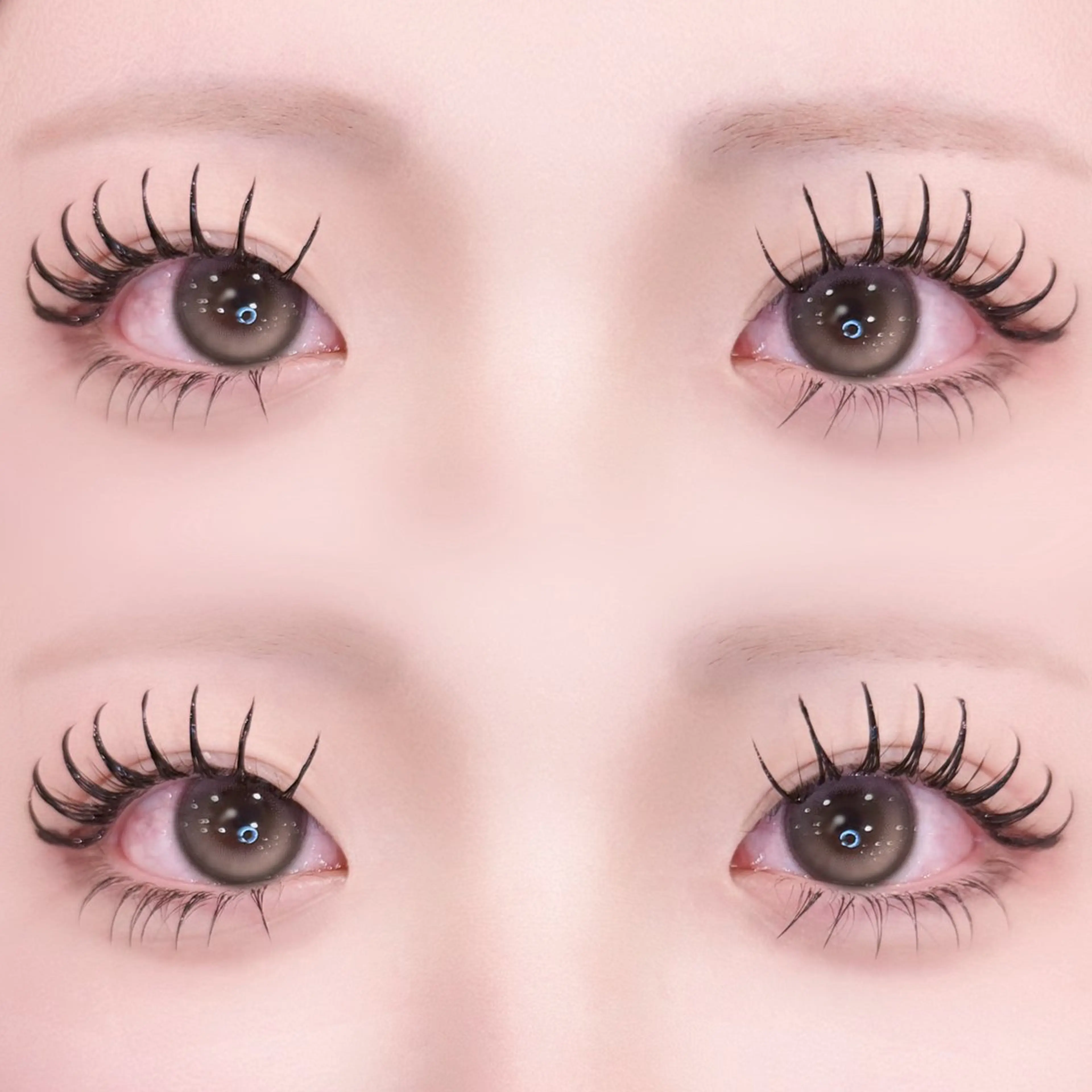 🌼LEDグルーパリエク🌼フラットラッシュ80本の写真