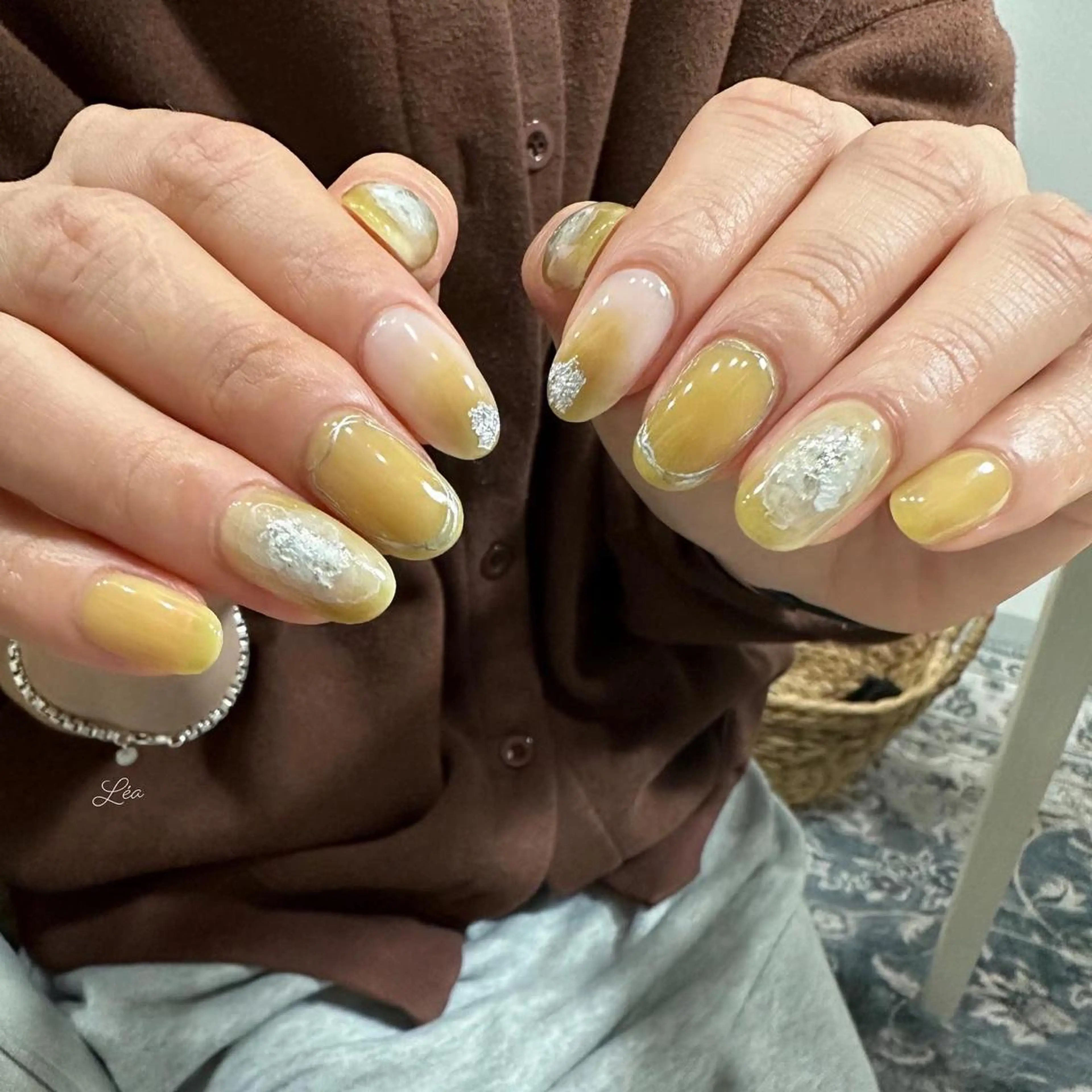 ネイル ジェルネイル パラジェル Léa nailのネイルデザイン
