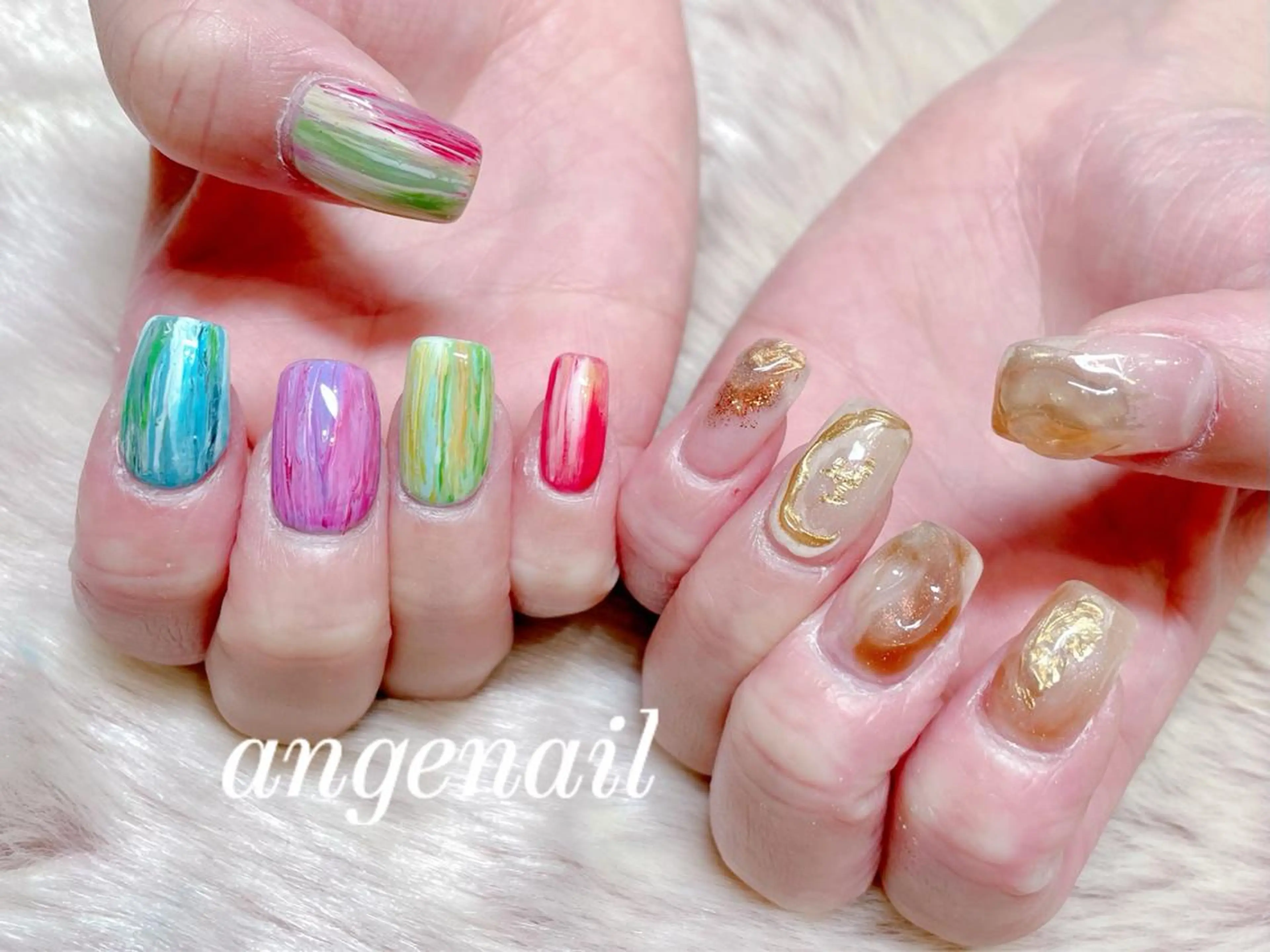 ネイル ハンドネイル オーナーネイリスト MAKIのネイルデザイン