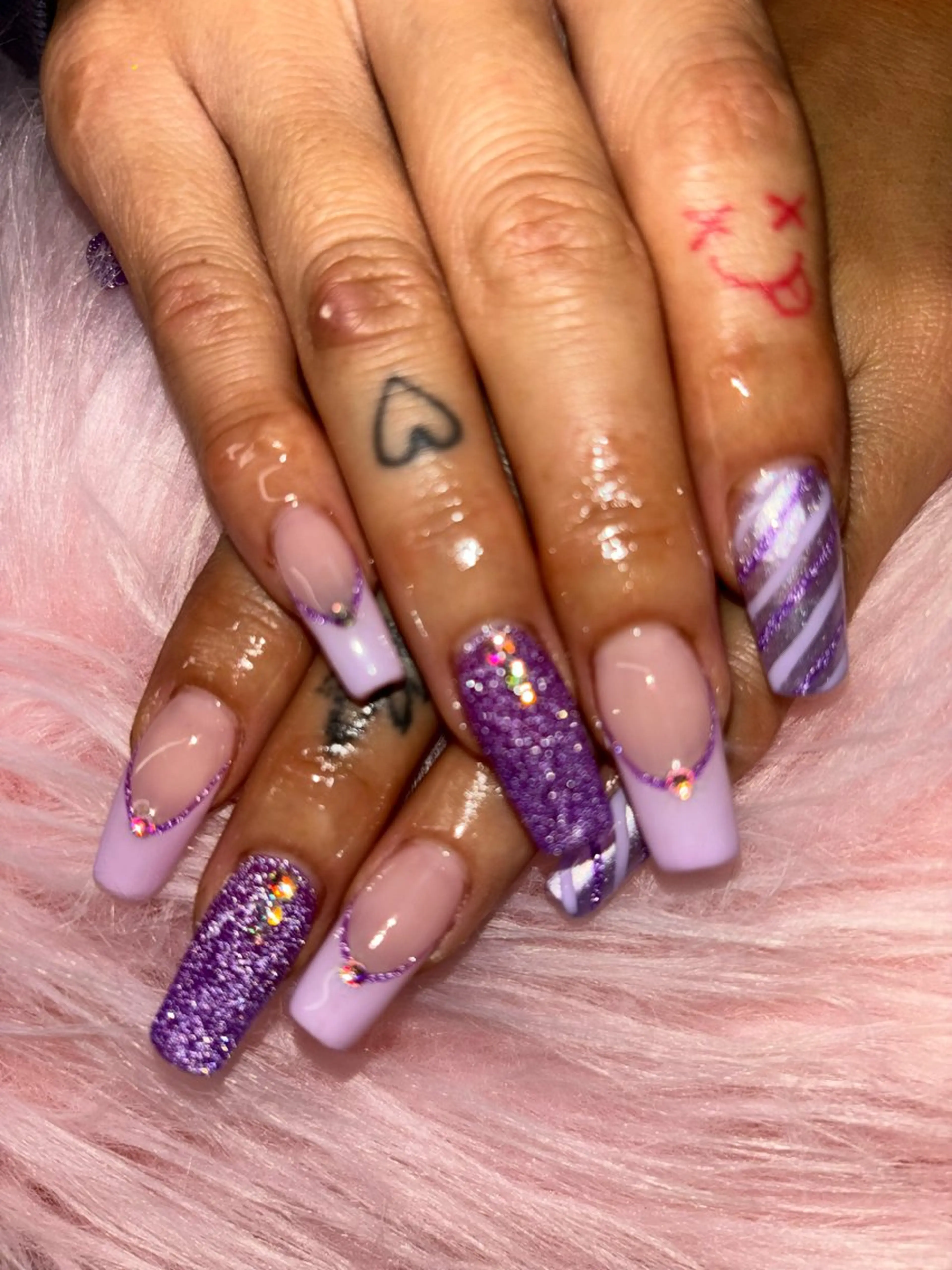 ネイル rukianail 新里のネイルデザイン