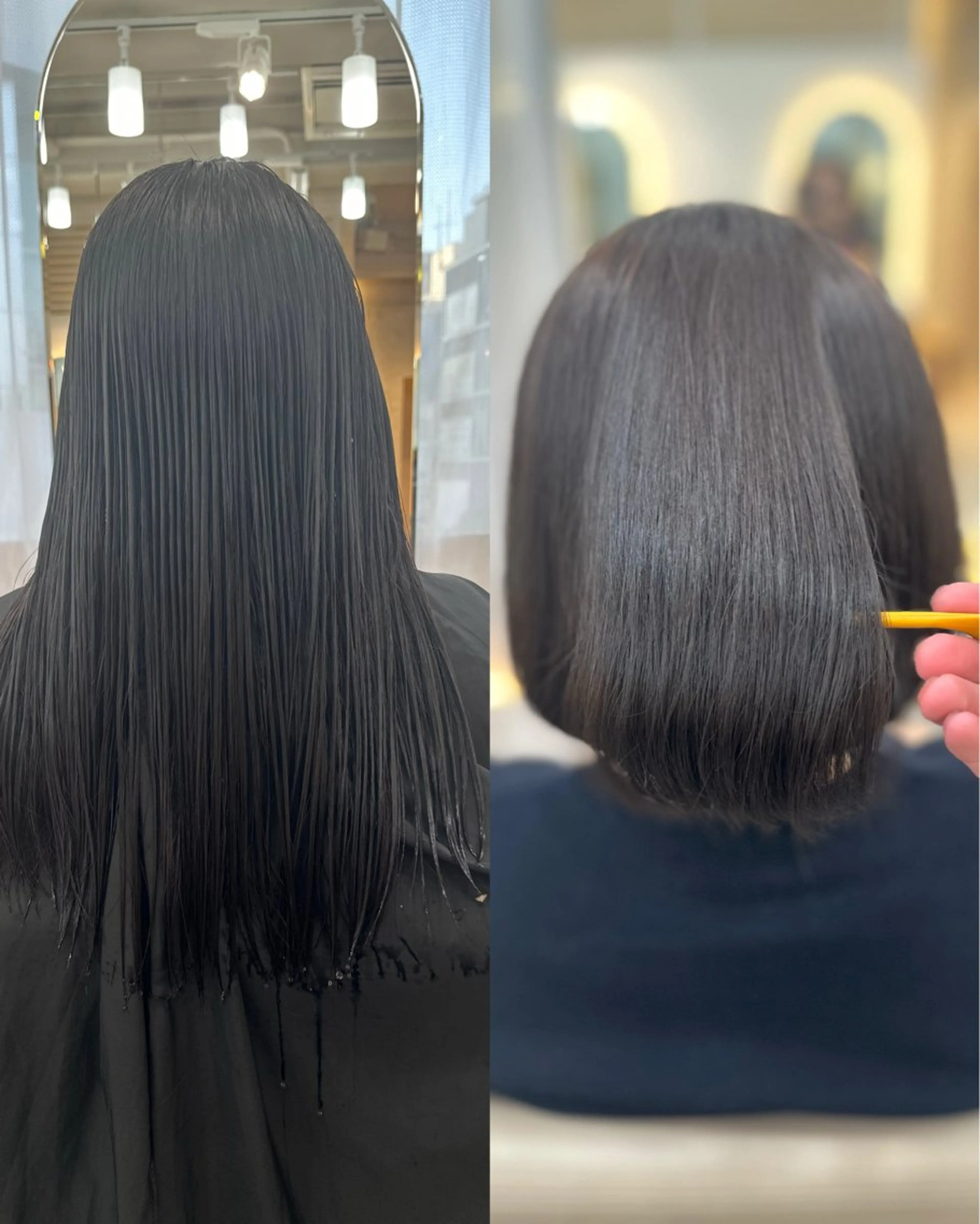 ショート カラー パーマ カット 縮毛矯正 トリートメント ヘッドスパ 巻けるケア縮毛矯正✨ ケアカラー✨山下のヘアスタイル