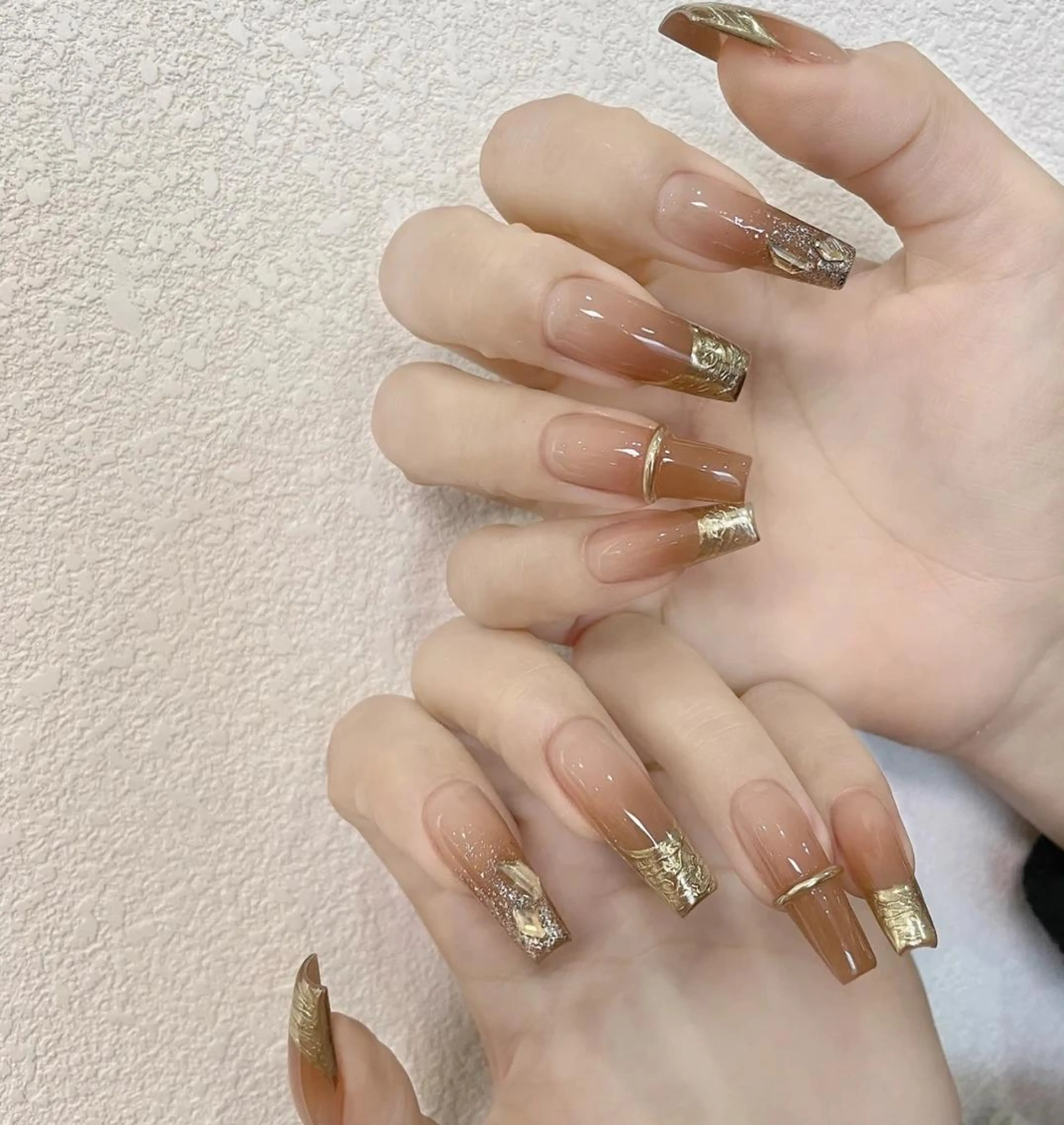 ネイル アートネイル 長さ出し ネイルチップ Queen's ゆなのネイルデザイン