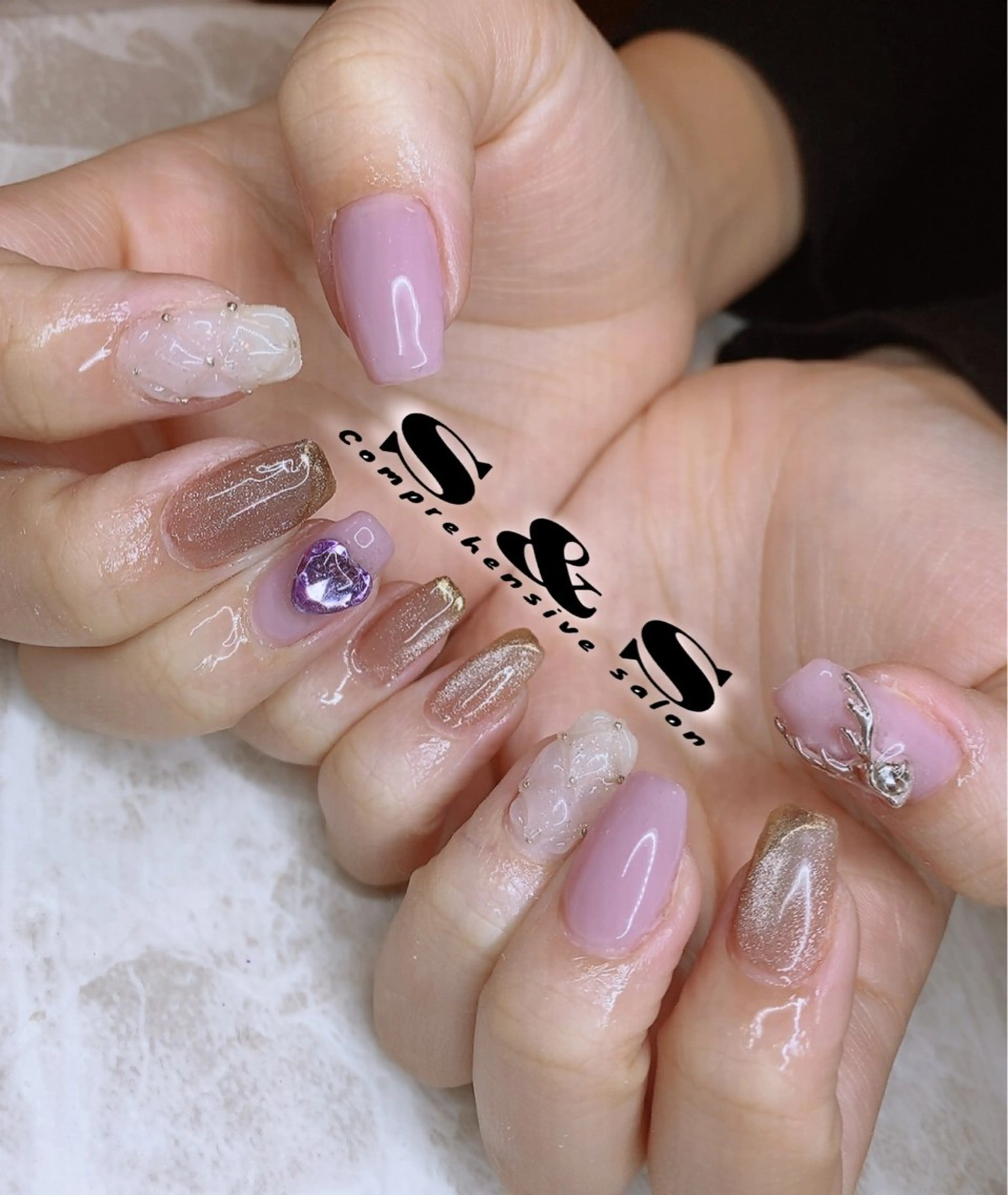 ネイル 長さ出し メンズネイル 持ち込み スカルプネイル S&S 村田小百合のネイルデザイン