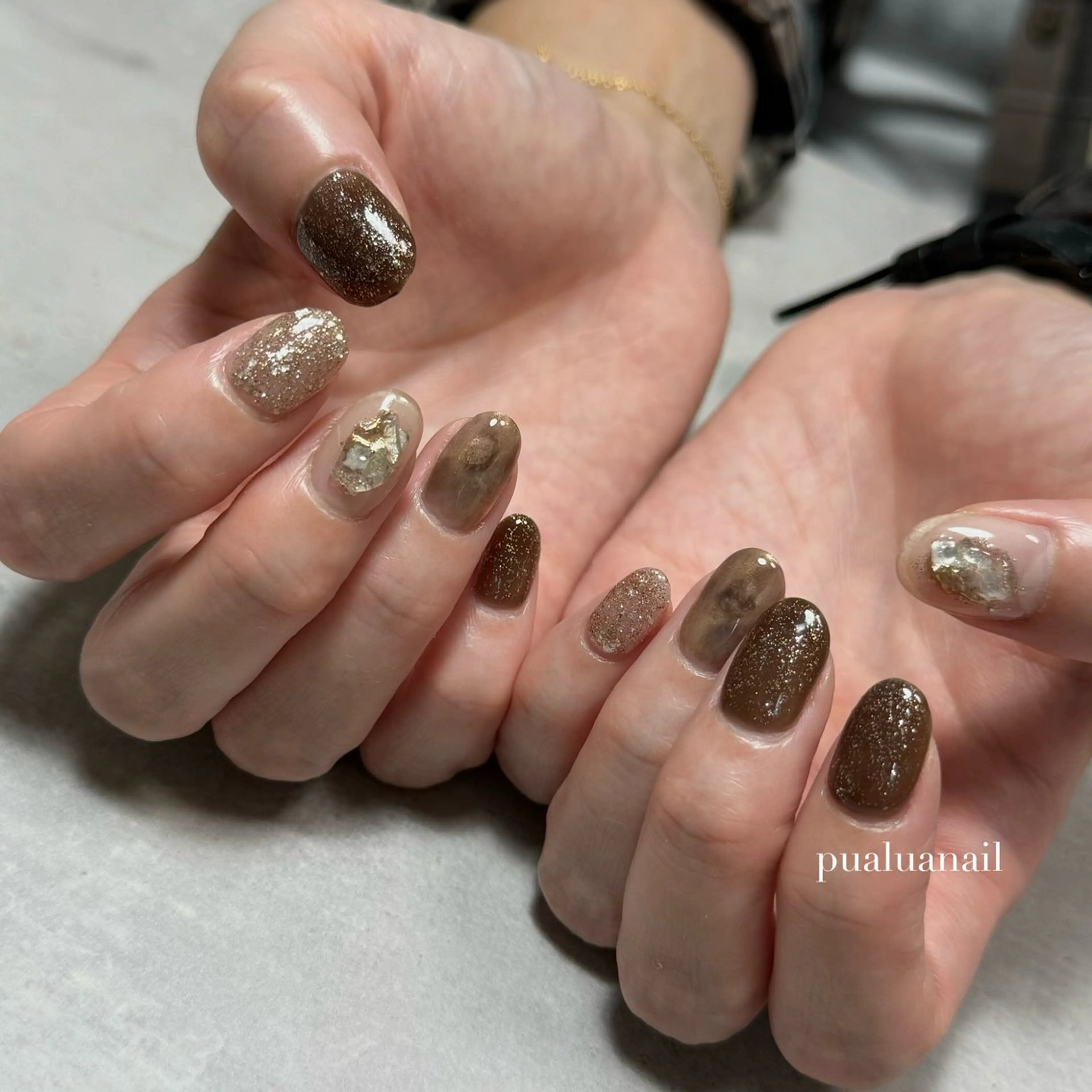 ネイル ハンドネイル pualua miharuのネイルデザイン