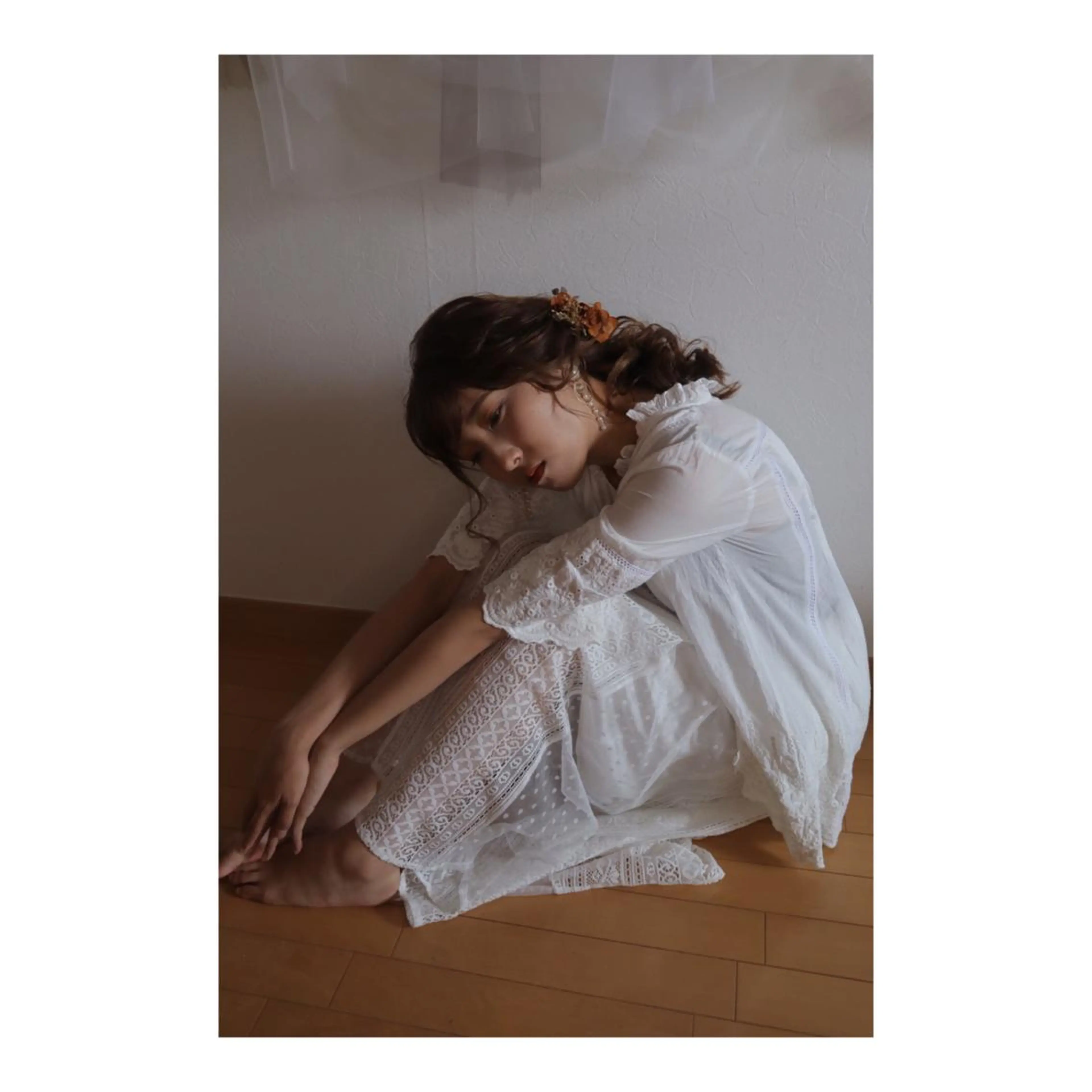 ロング ヘアアレンジ ヘアアンドメイクムタ 新居のヘアスタイル