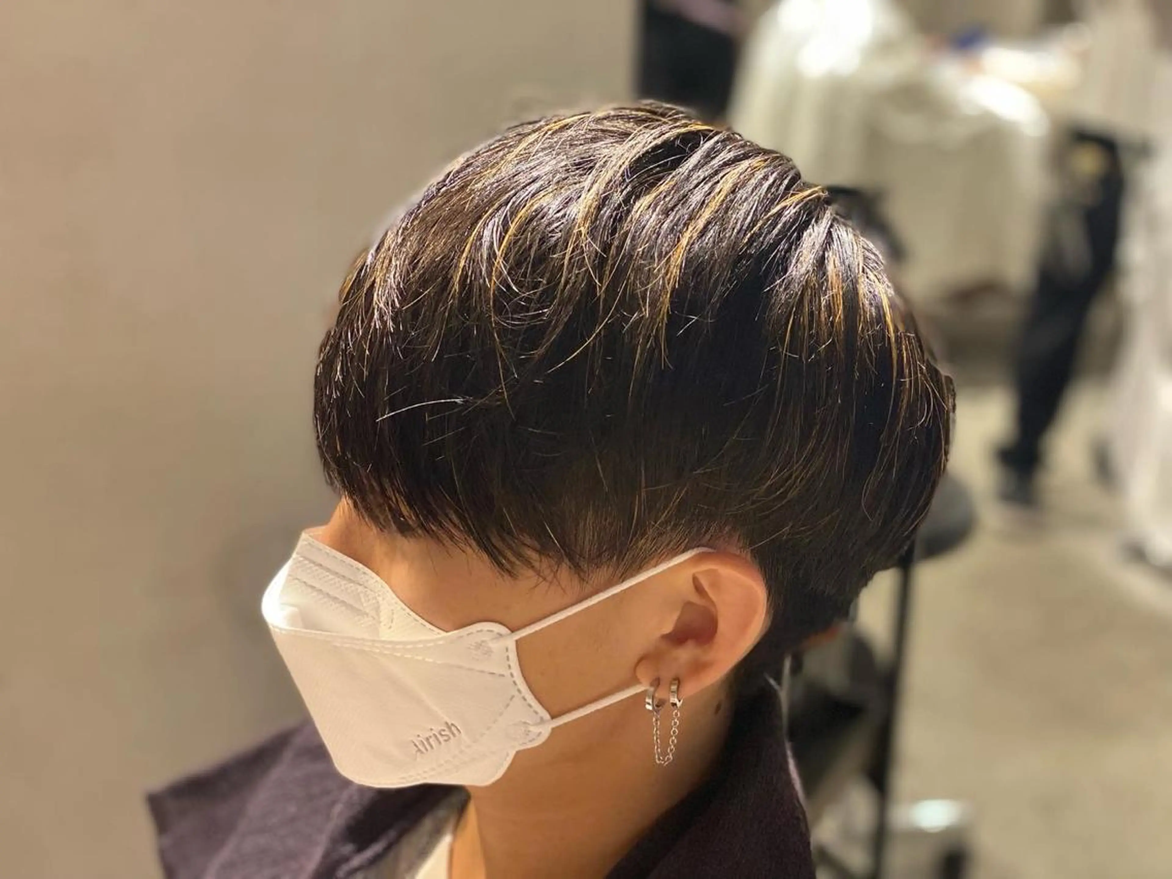 ミディアム ハイライト ヘアカラー 近野 浩隆🐩のヘアスタイル