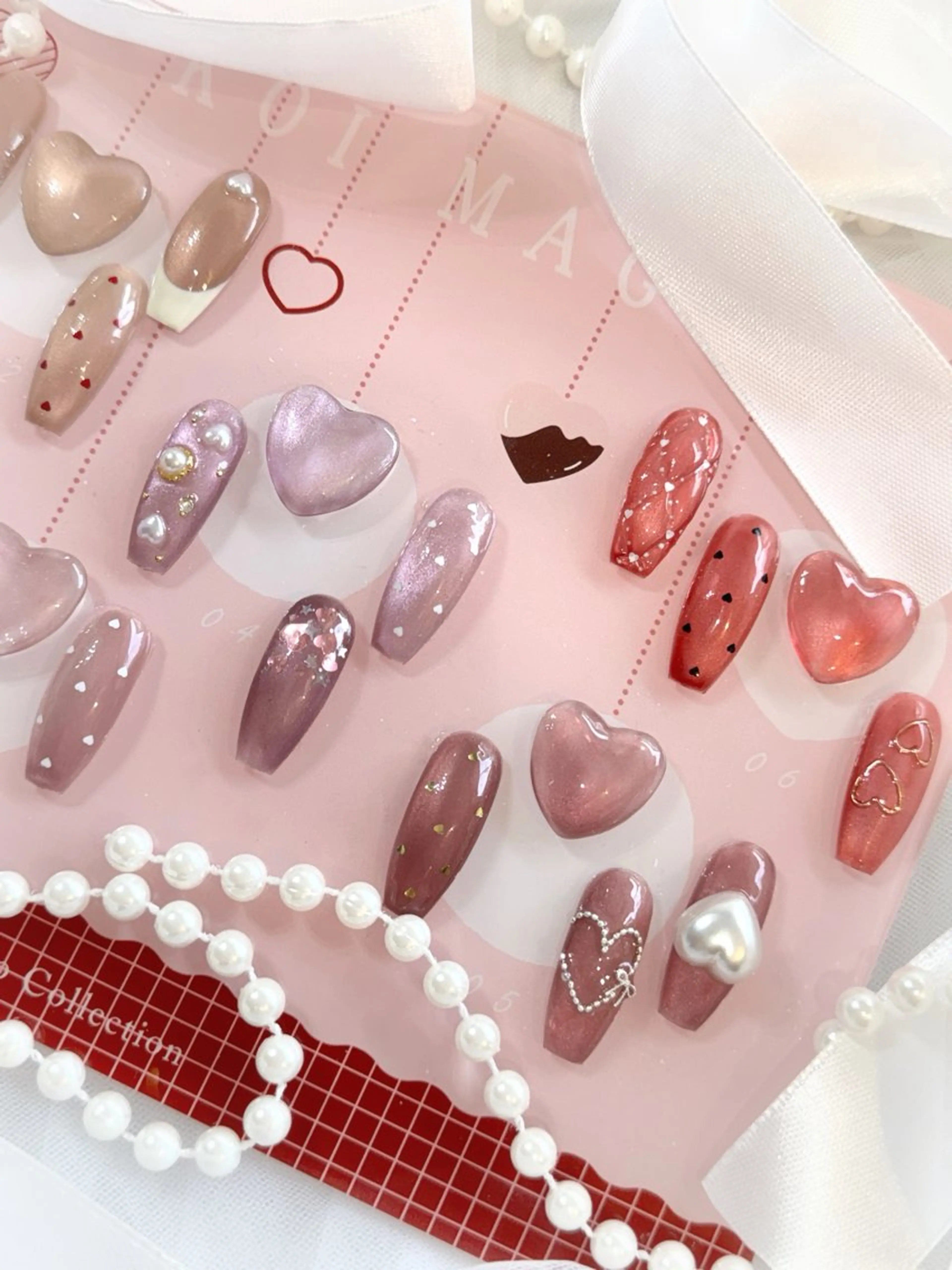 ミディアム ハンドネイル Nailsalon M-crystalのネイルデザイン