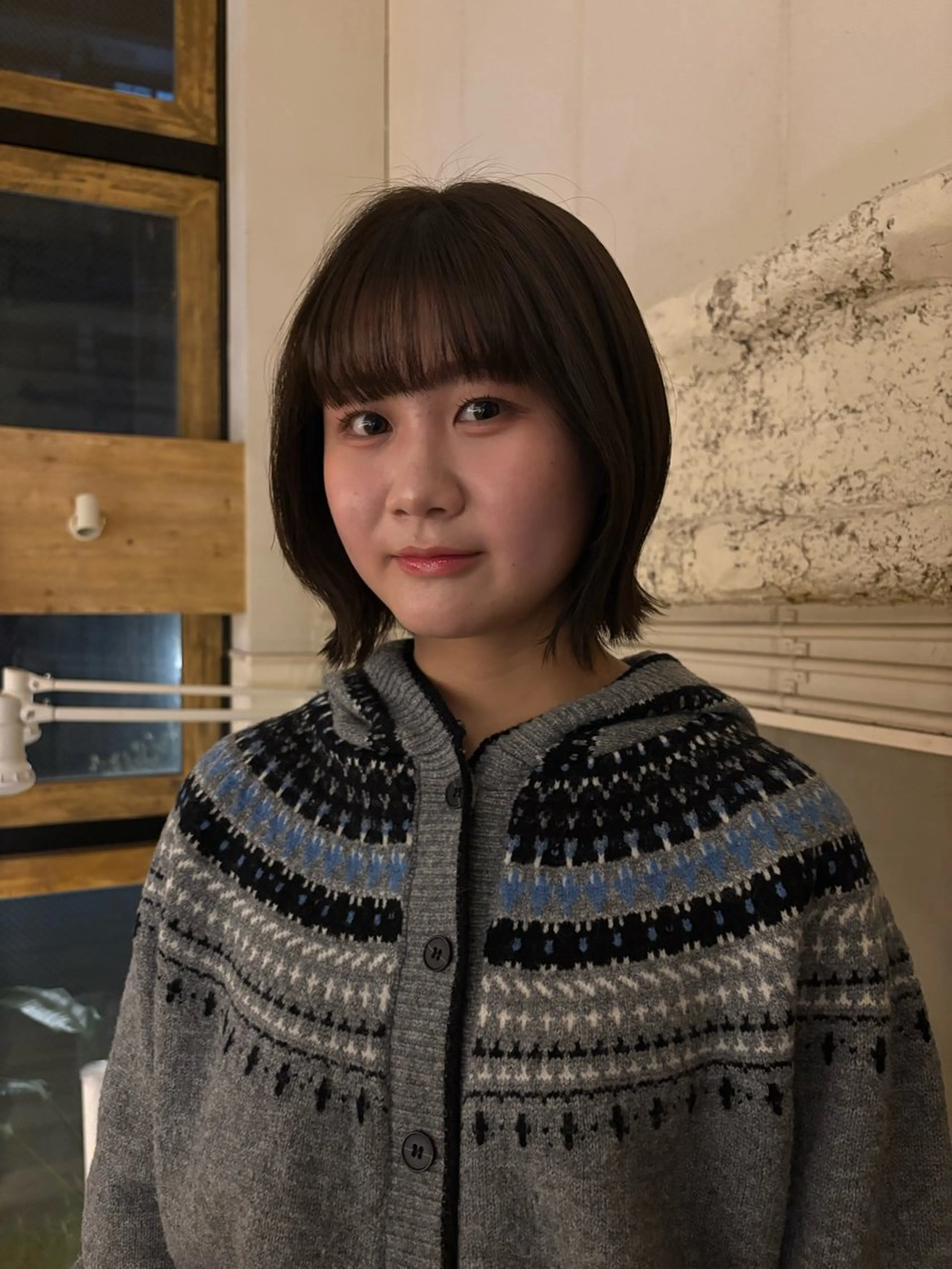 ミディアム ヘアカラー 武田玲音/カラー モデル/堀江のヘアスタイル