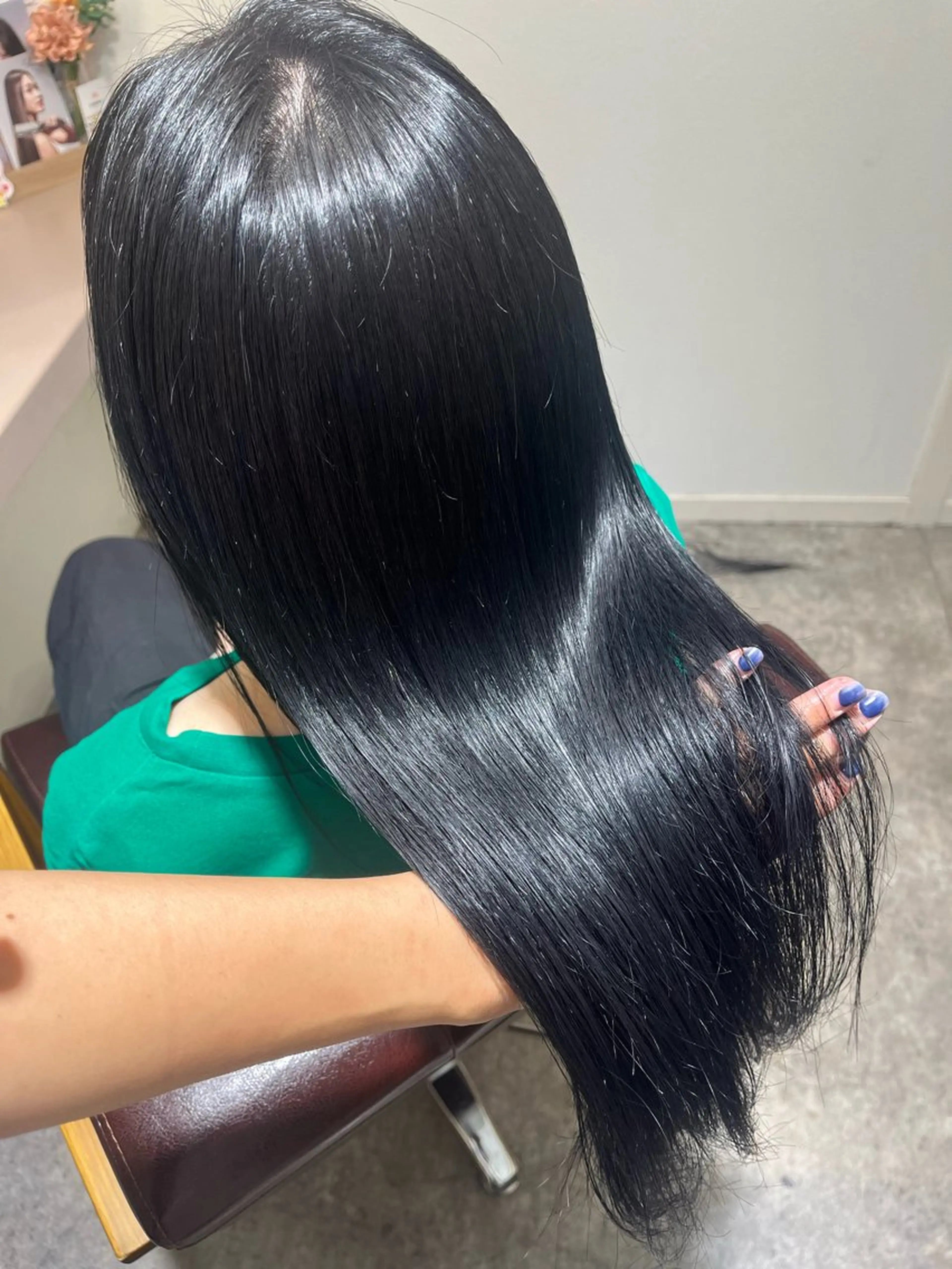 ロング カラー カット ヘアカラー 堀越 エリのヘアスタイル